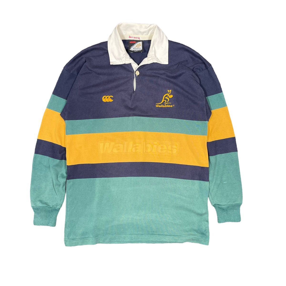 Canterbury of New Zealand Wallabies Australia Canterbury Vintage2001 Polo Rugby Jersey Size US S / EU 44-46 / 1 - 1 Thumbnail