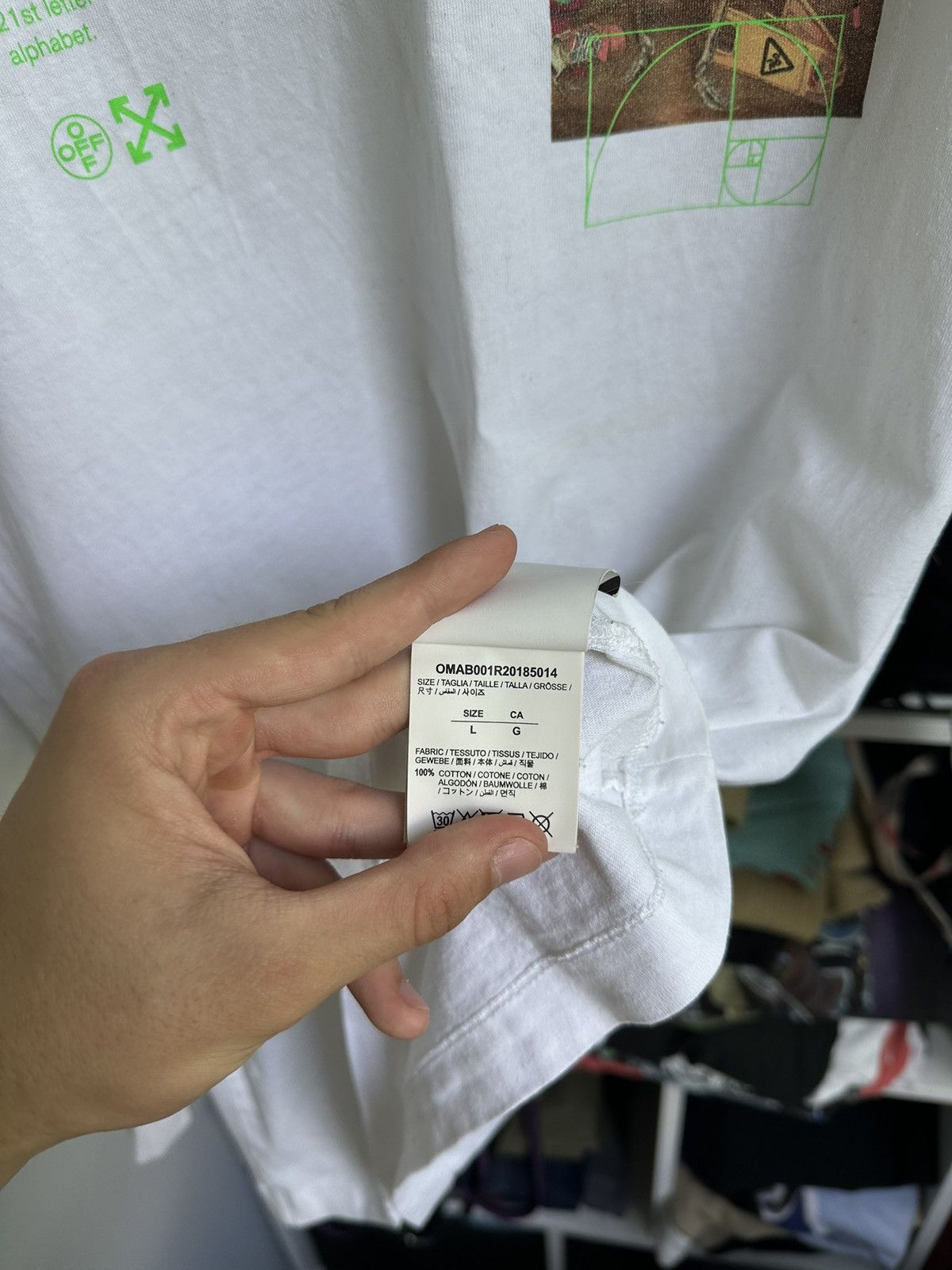 Off-White 🔥OFF-WHITE GOLDEN RATIO PASCAL PAINTING LONG SLEEVE🔥 Size US M / EU 48-50 / 2 - 15 Thumbnail