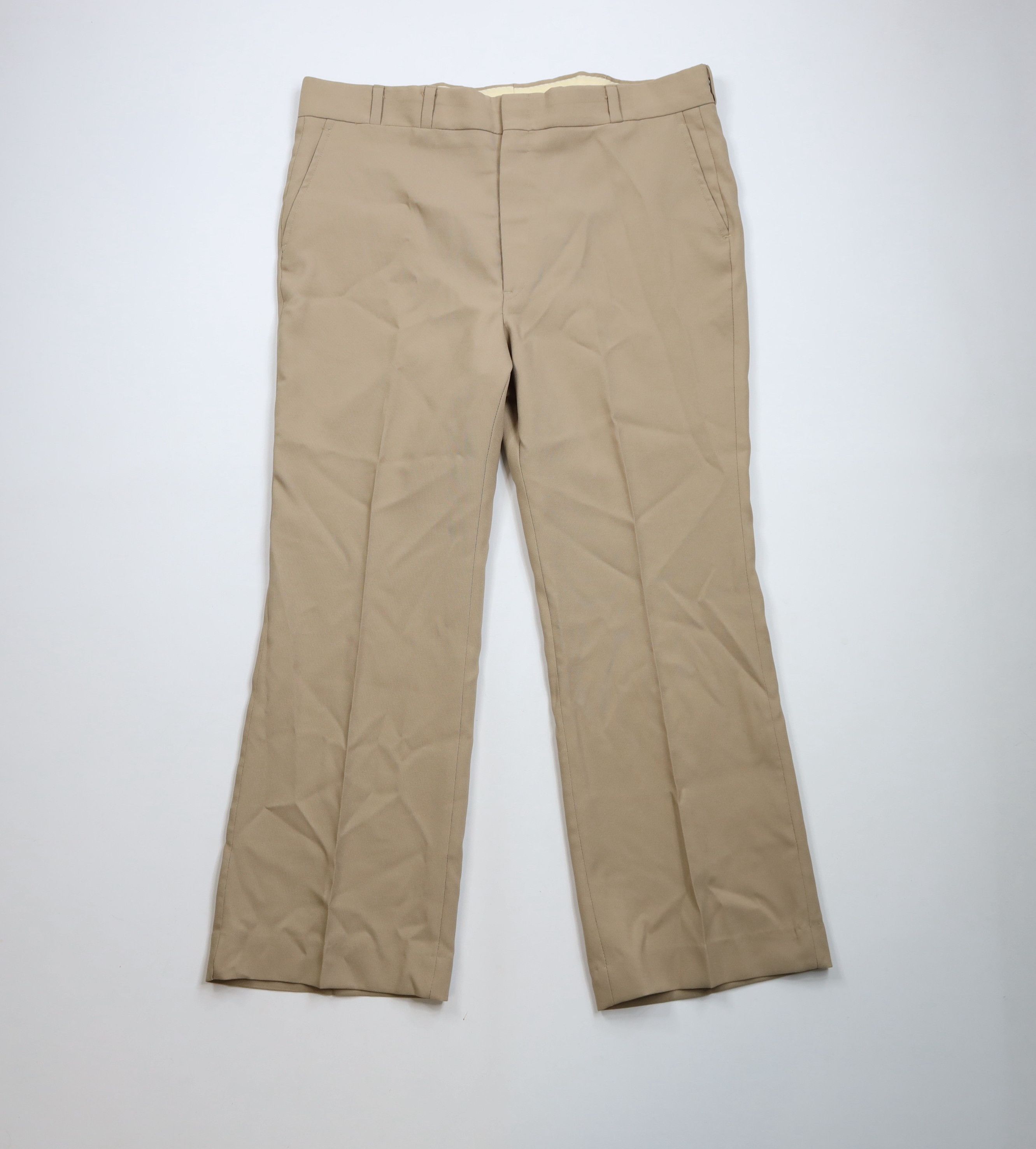 Vintage Vintage 70s Streetwear Wide Leg Bell Bottoms Chino Pants USA Size US 40 / EU 56 - 1 Thumbnail