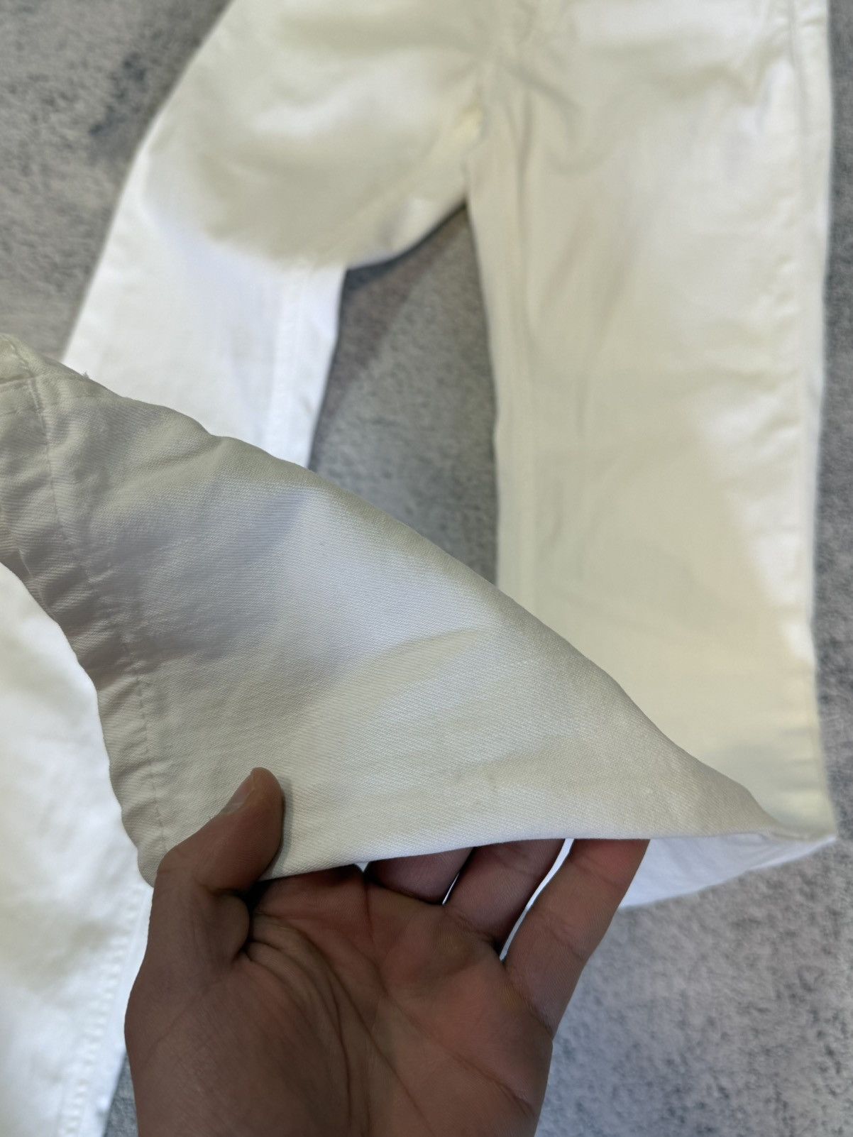 Acne Studios Acne Jeans HEP Slim Straight White Denim 26x34 Vintage Size 26" / US 2 / IT 38 - 25 Thumbnail