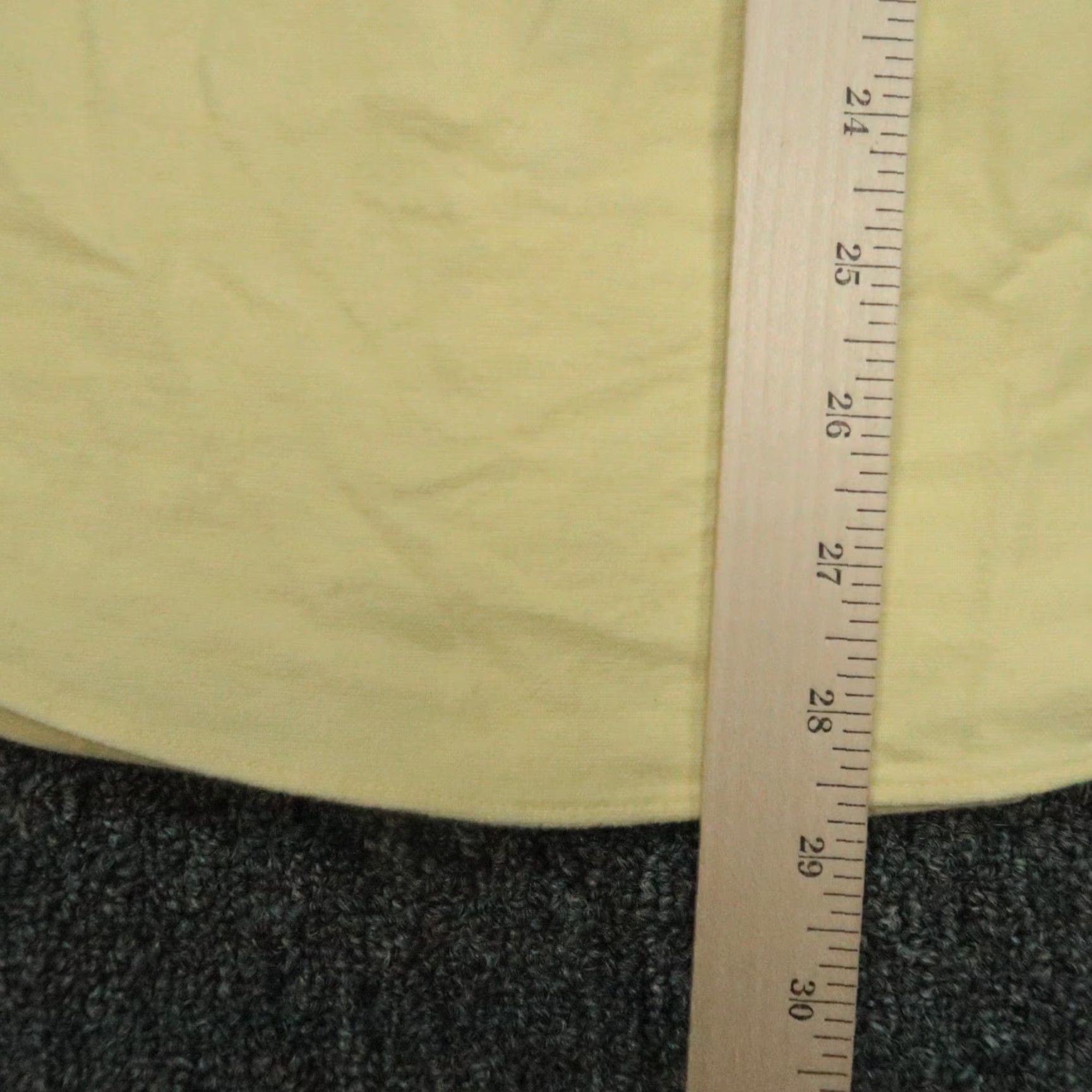 Brooks Brothers Brooks Brothers Shirt Mens Small Yellow Regent Fit Chamois Button Long Sleeve Size US S / EU 44-46 / 1 - 7 Thumbnail