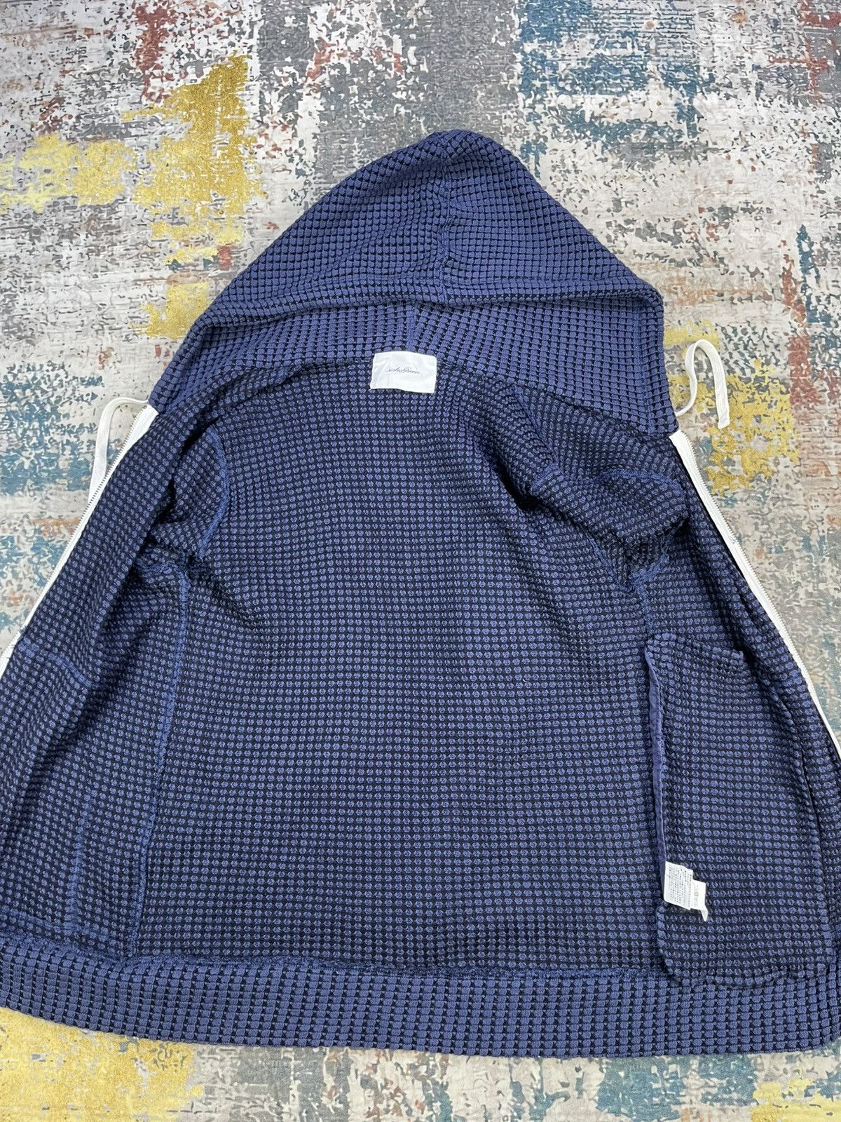 TATRAS Seagreen Tatras Japan Big Waffle Knit Hooded Jacket Size US S / EU 44-46 / 1 - 9 Thumbnail
