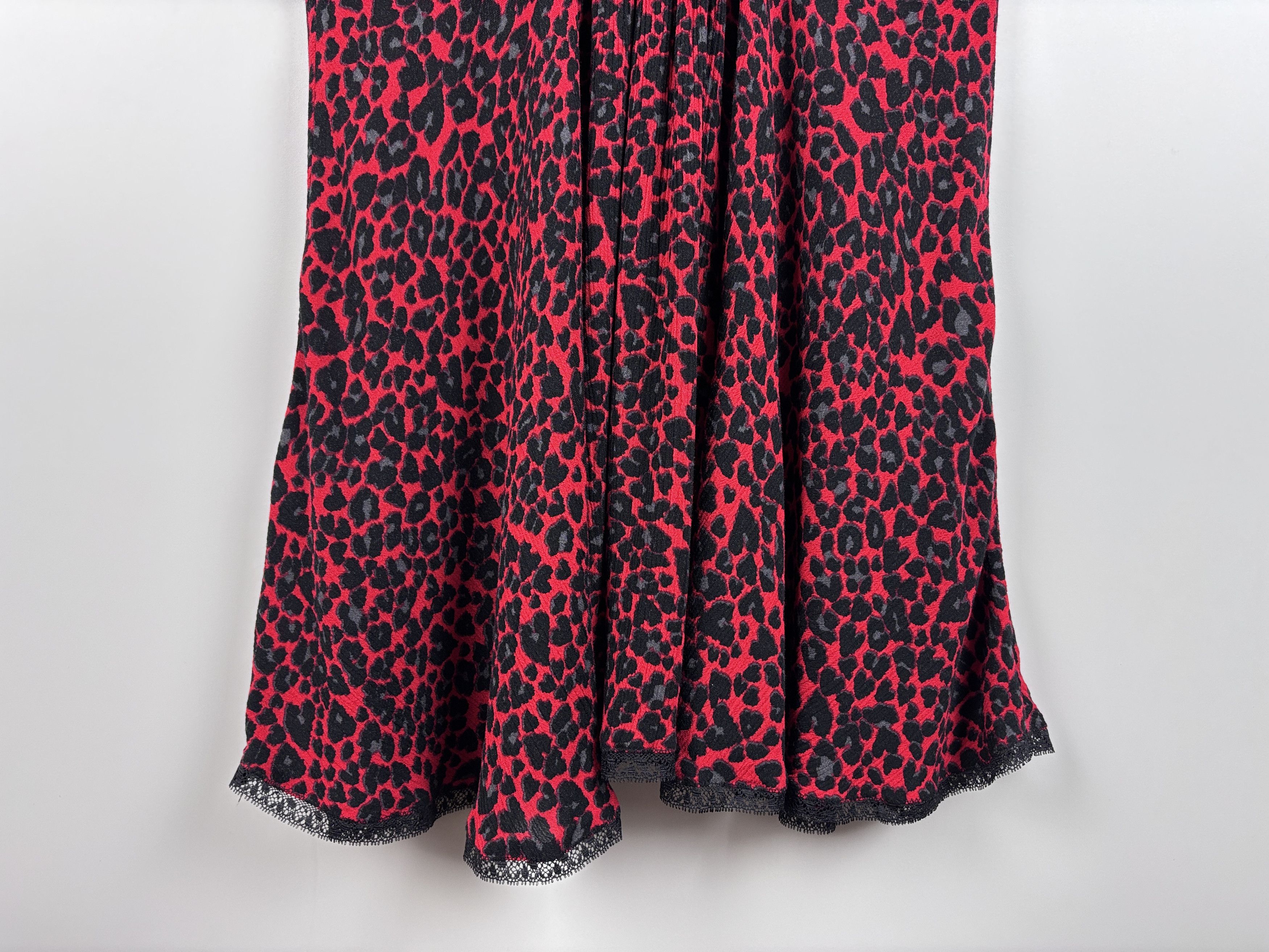 Zadig & Voltaire Zadig & Voltaire Remo Print Leo Coeur Dress Red Leopard S Size S / US 4 / IT 40 - 8 Thumbnail
