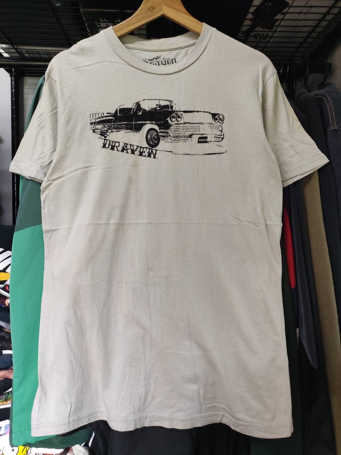 Misfits × Vintage Vtg 00's Draven Y2K Chevy '55 Gasser Bel Air T-shirt Size US M / EU 48-50 / 2 - 2 Thumbnail