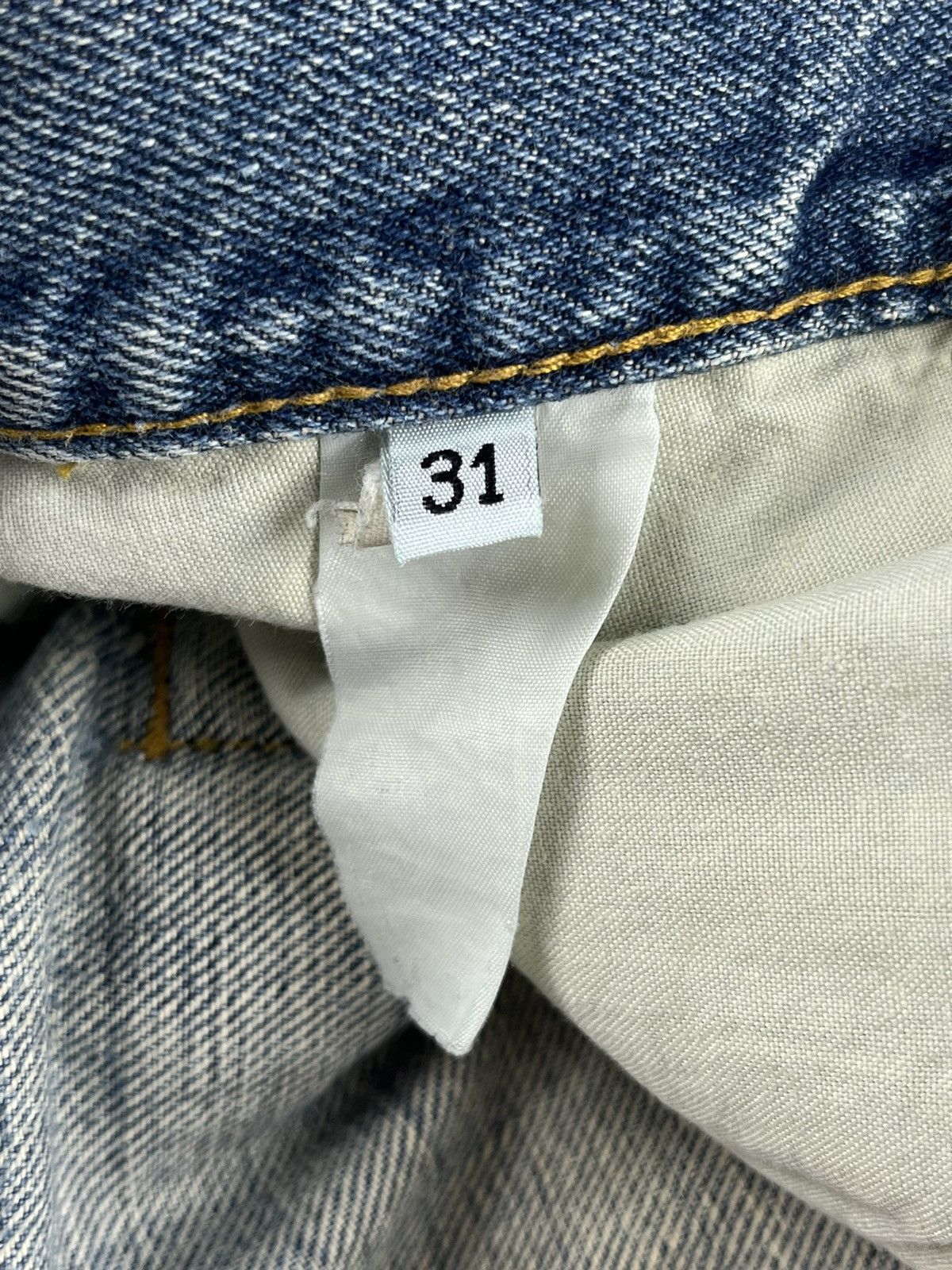 Helmut Lang SS98 Helmut Lang Vintage Faded Painter Denim Jeans Size US 31 - 13 Thumbnail