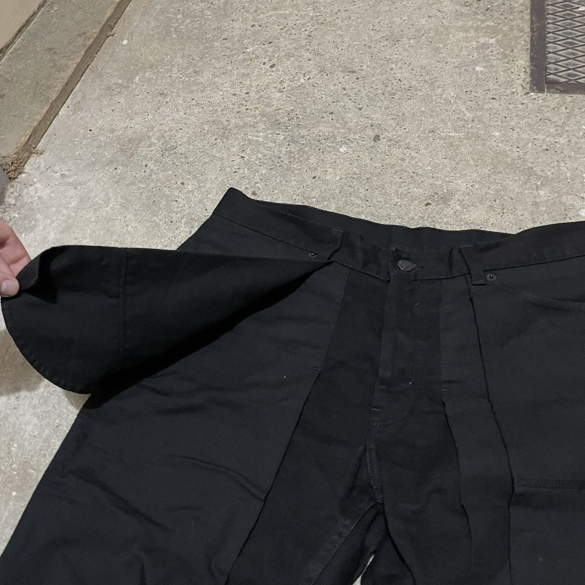 Helmut Lang Rare Helmut Lang „inside out“ runway jeans Size US 34 / EU 50 - 2 Thumbnail