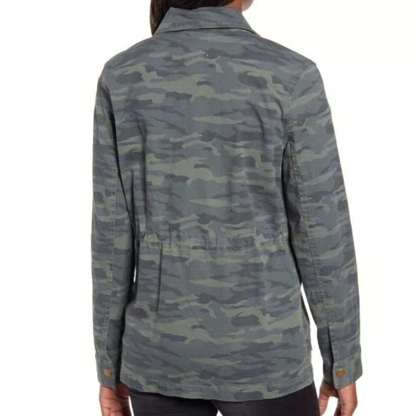 Other Metallic Stretch Utility Jacket in Olive British Camo Size M / US 6-8 / IT 42-44 - 3 Thumbnail