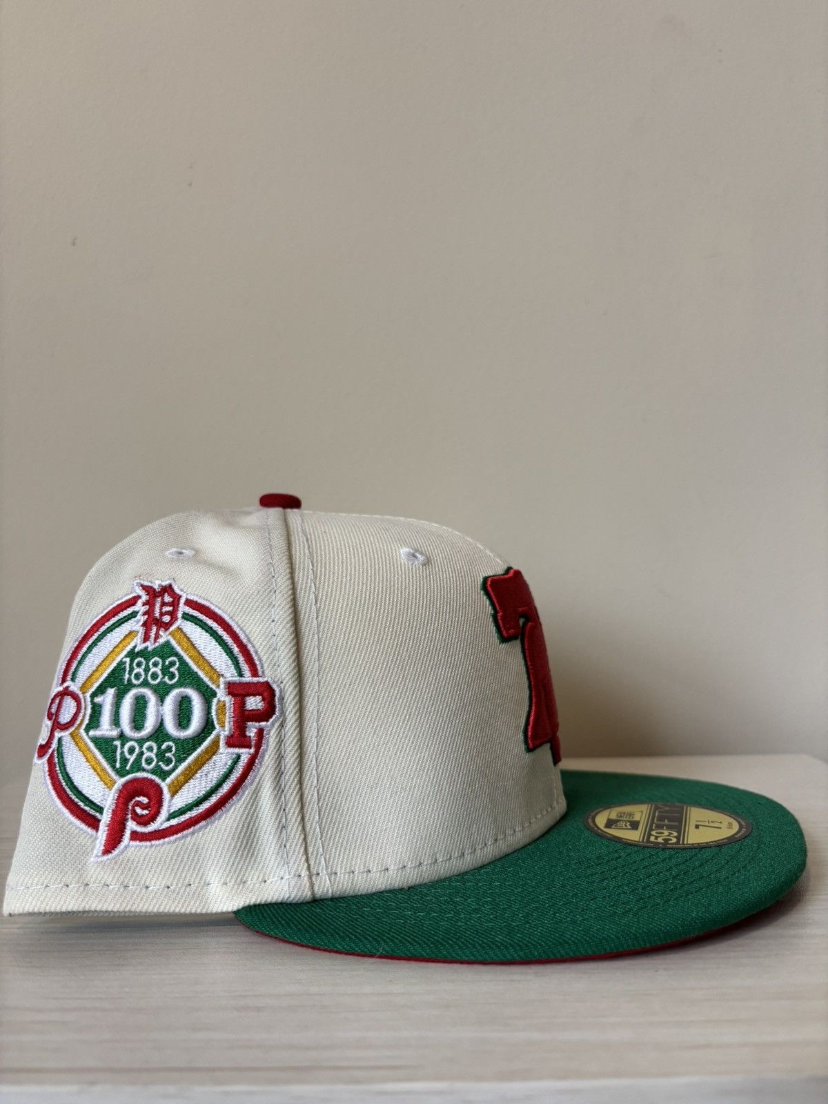 New Era Philadelphia Phillies Size 7 1/2 Pro Image Sports Size ONE SIZE - 3 Thumbnail