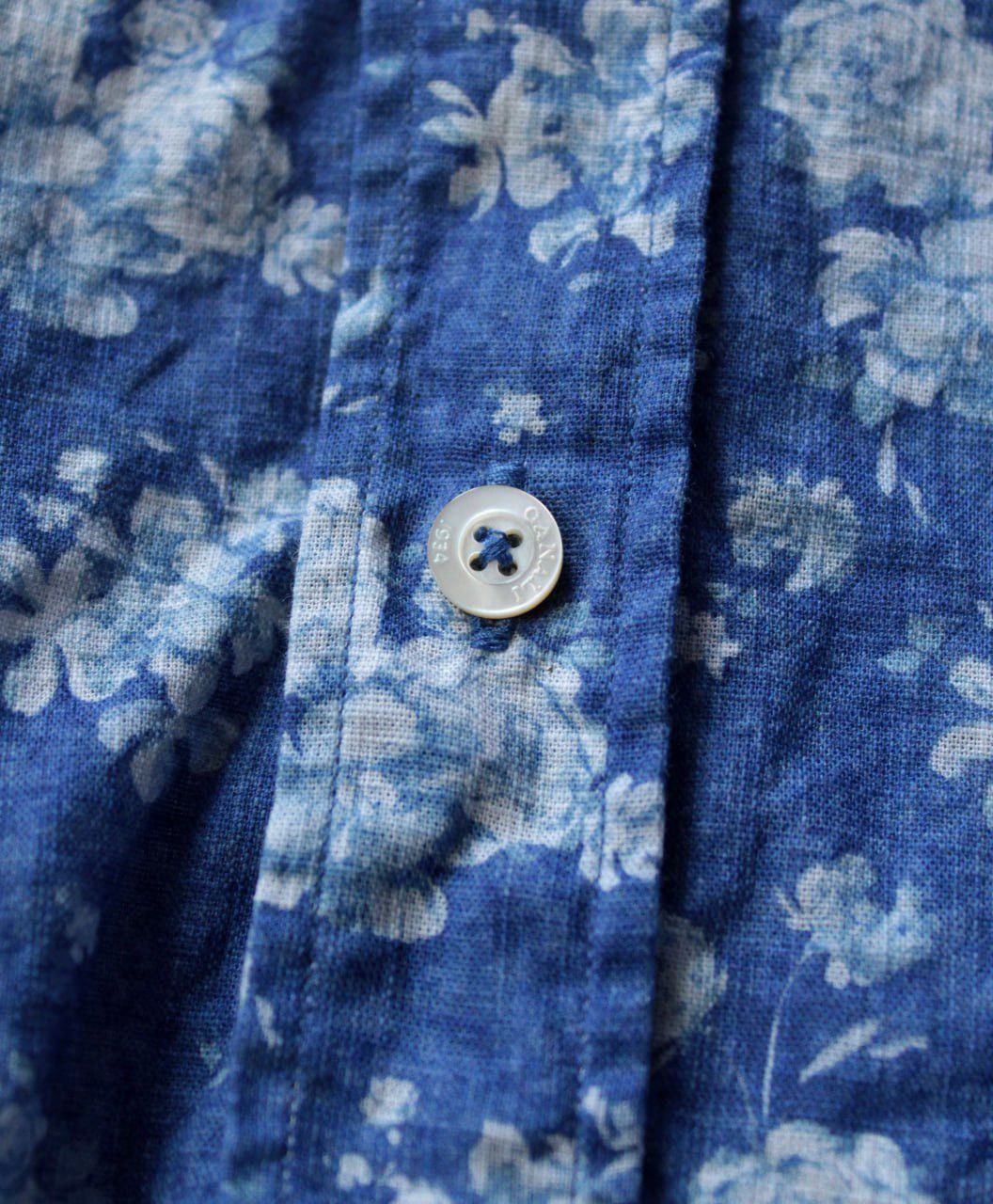 Canali 🔥 Canali Floral Button Up Long Sleeve Shirt Made in Italy Size US XL / EU 56 / 4 - 9 Thumbnail