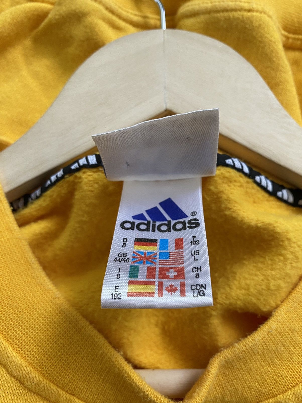 Adidas × Vintage 🫧 ADIDAS VINTAGE Y2K Sweatshirt 90s Size US L / EU 52-54 / 3 - 8 Thumbnail