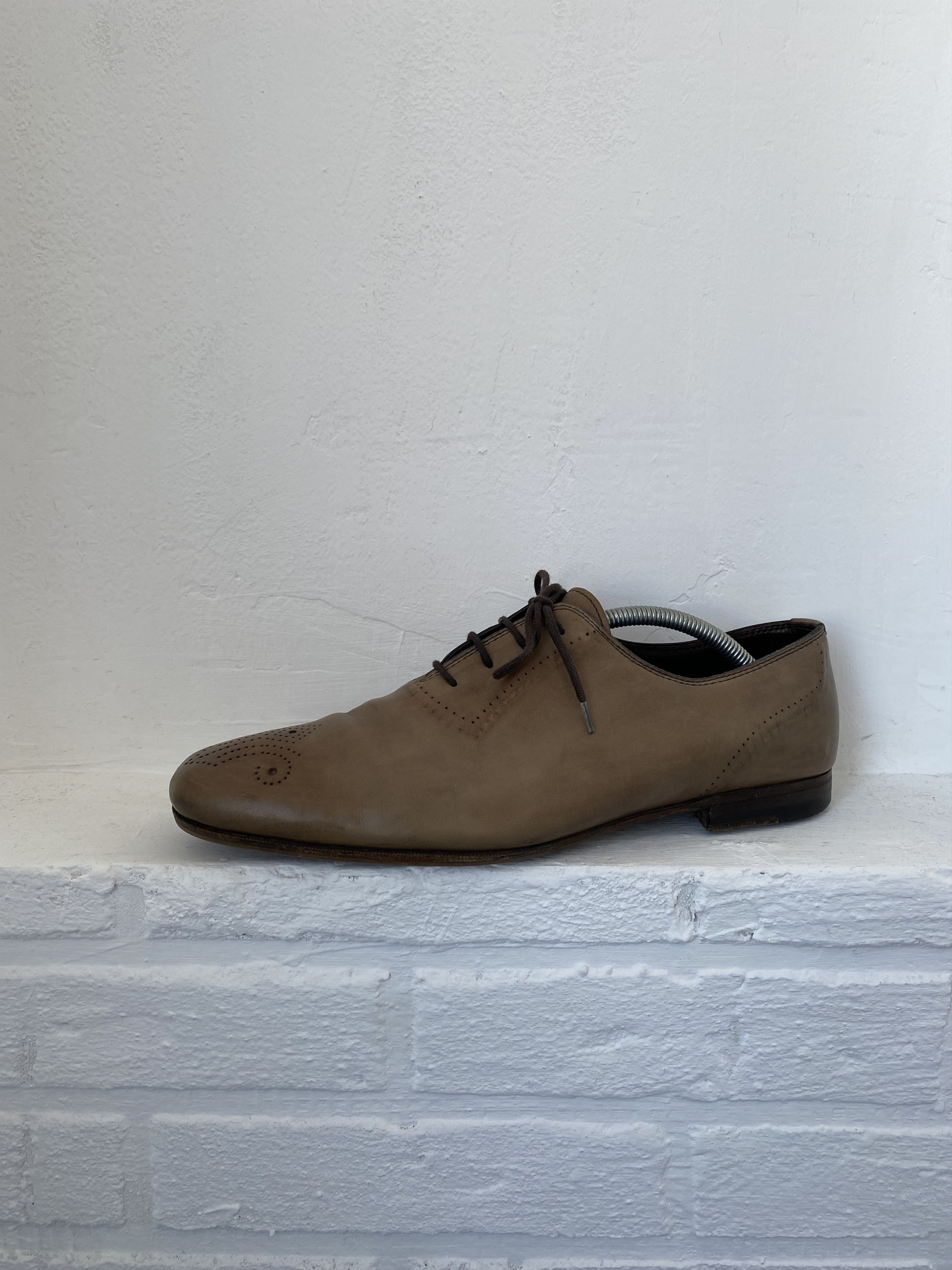 Bottega Veneta Botegga Veneta brown brogue shoes Size US 9.5 / EU 42-43 - 3 Thumbnail