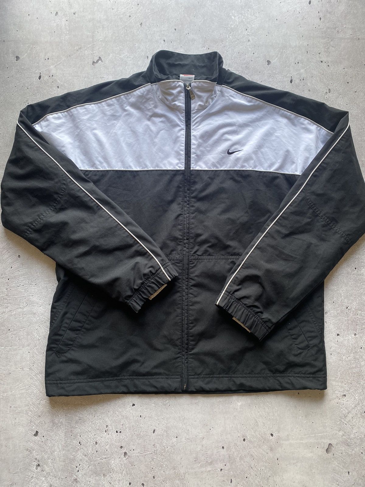 Nike Vintage Nike Y2K Drill 90s Track Rare Light Jacket Hype Size US L / EU 52-54 / 3 - 2 Thumbnail