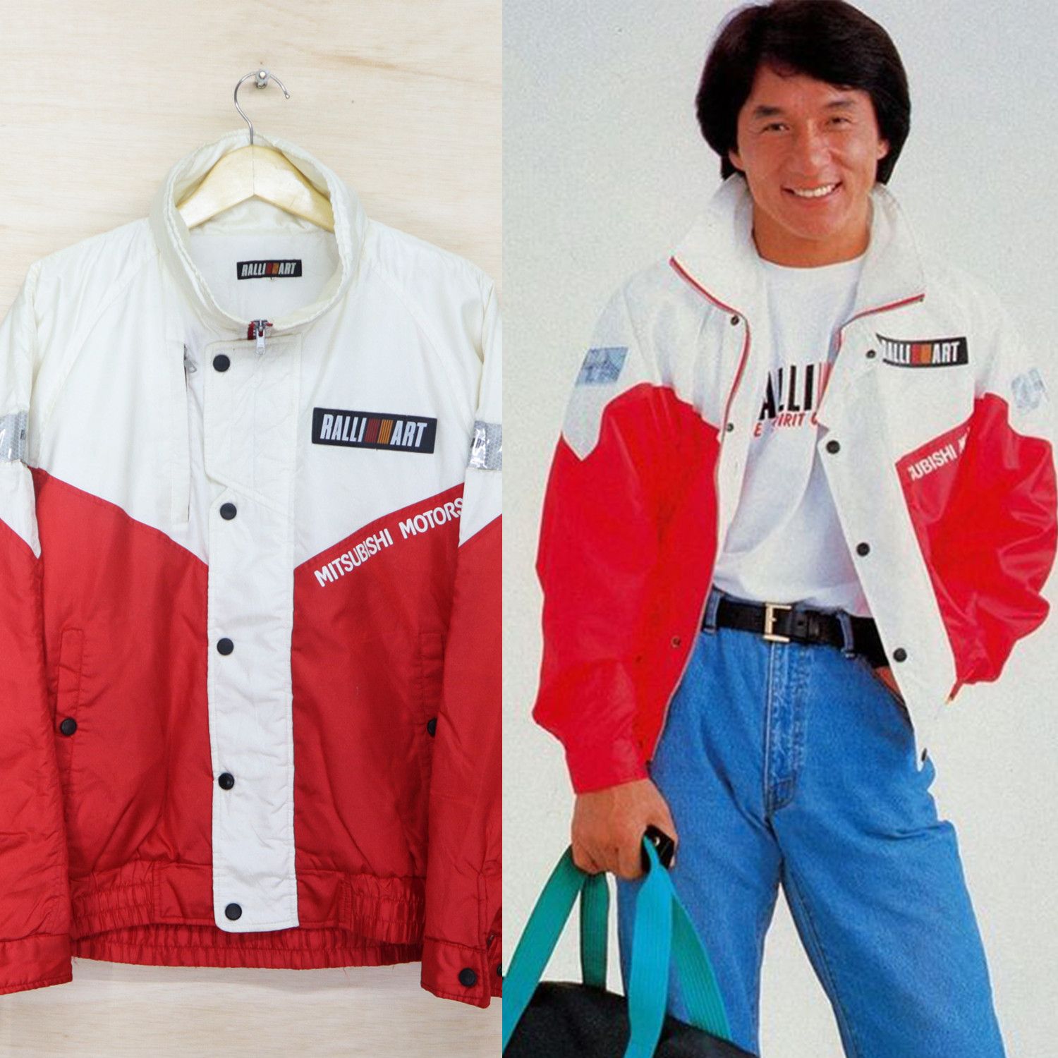 RALLIART MITSUBISHI MOTORS Bomber Jackie Chan Outfit