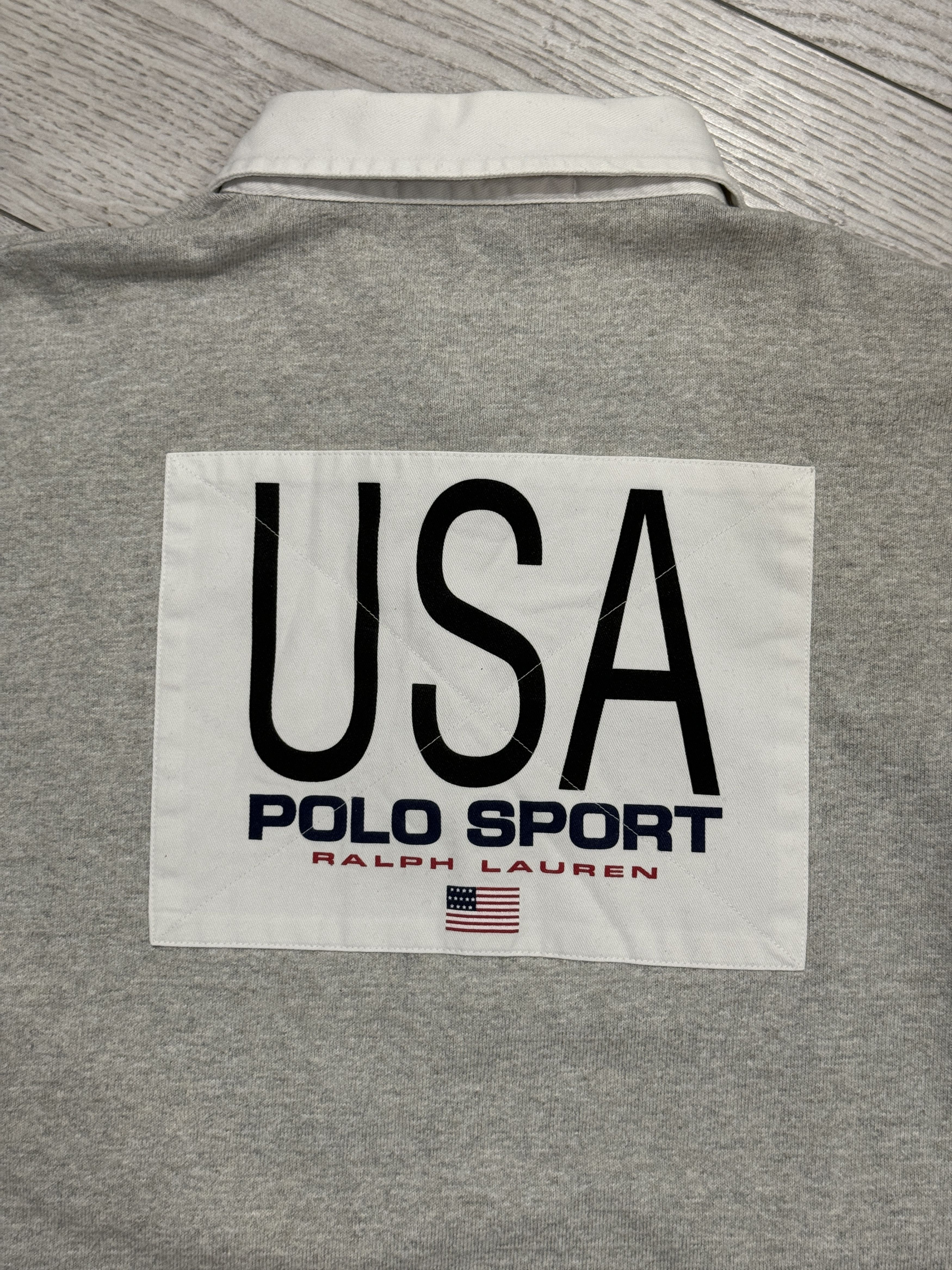 Polo Ralph Lauren Polo Sport USA Rugby Shirt Grey Size US L / EU 52-54 / 3 - 5 Thumbnail