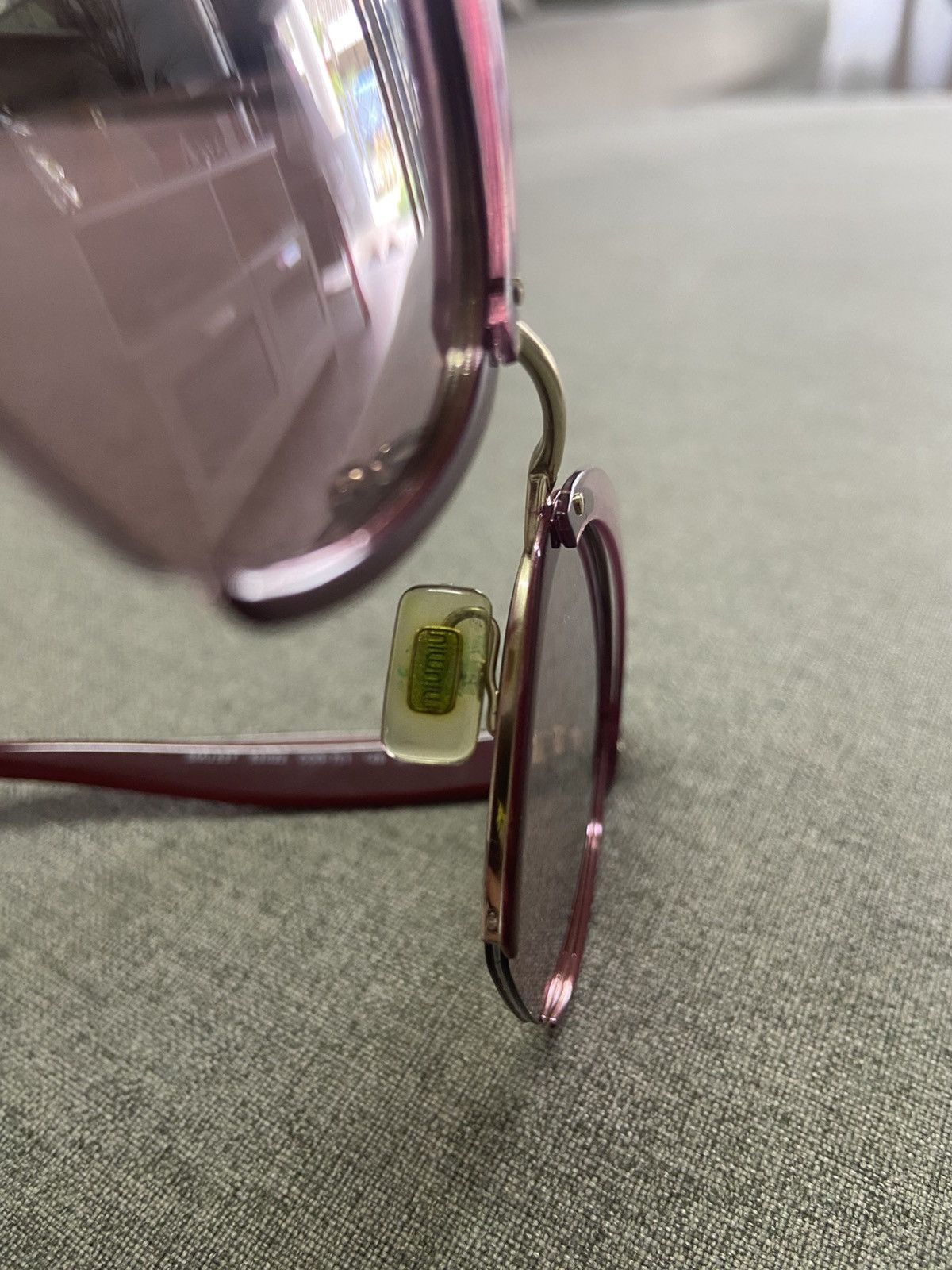 Miu Miu Miu Miu Pink Mirrored Sunglasess Size ONE SIZE - 7 Thumbnail