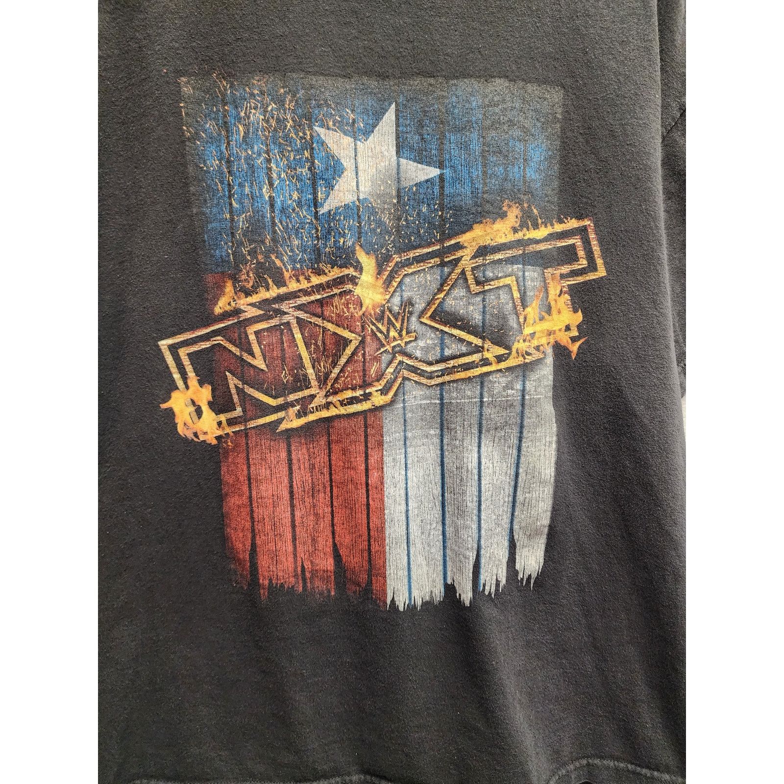 NEXT NXT Shirt Texas Graphic Tee Black Wrestling Star Tee WWE XL Size US XL / EU 56 / 4 - 2 Thumbnail