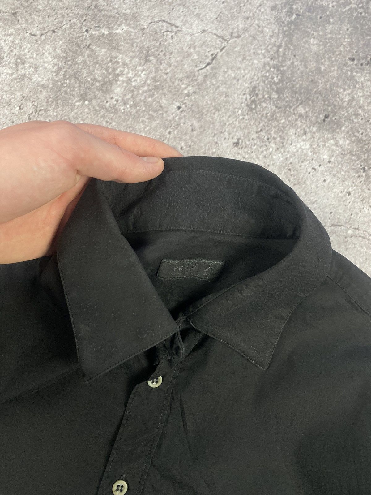 Prada Prada Pocket Nylon button ups Shirt long sleeve Size US M / EU 48-50 / 2 - 8 Thumbnail
