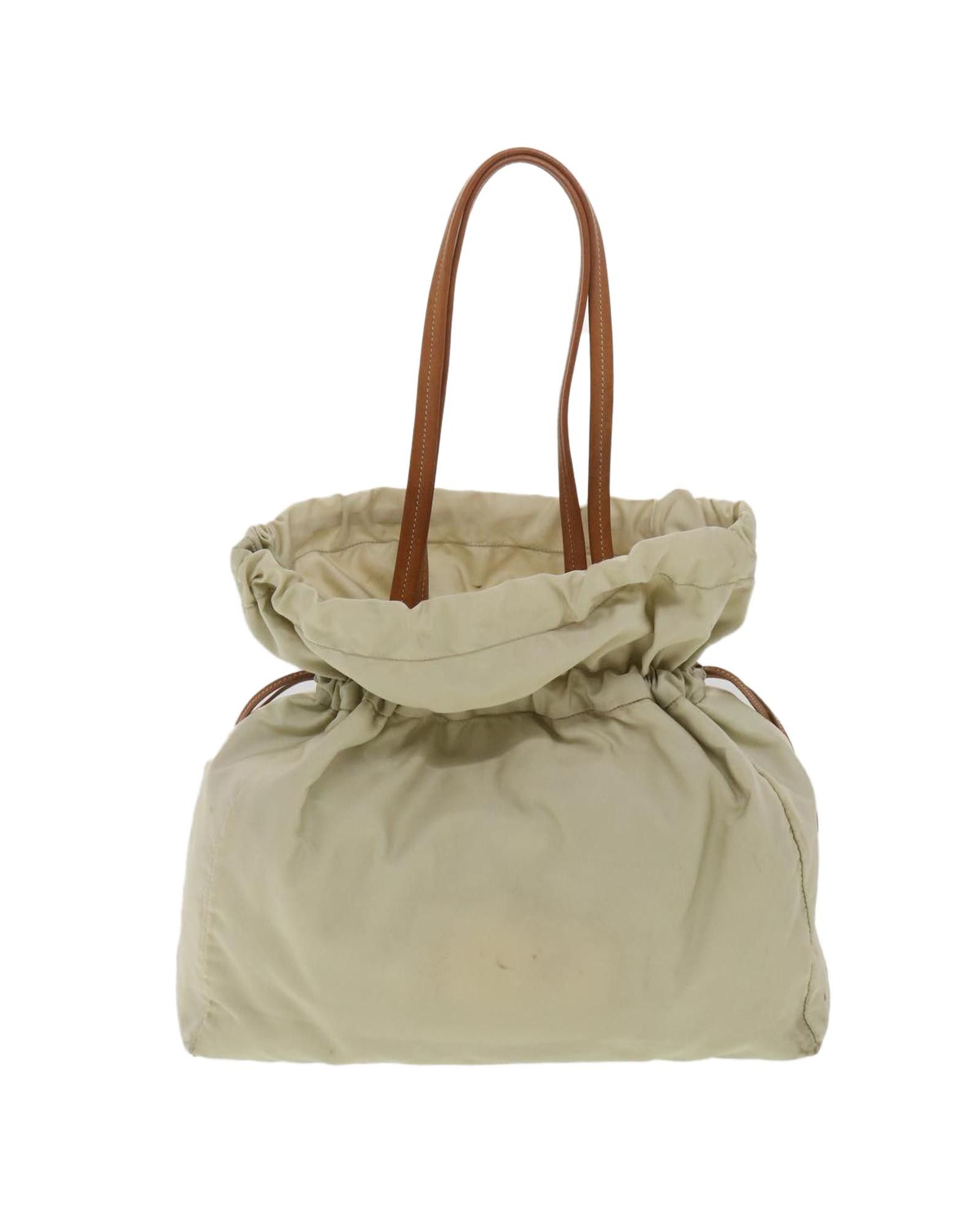 image of Beige Synthetic Prada Shoulder Bag, Women's