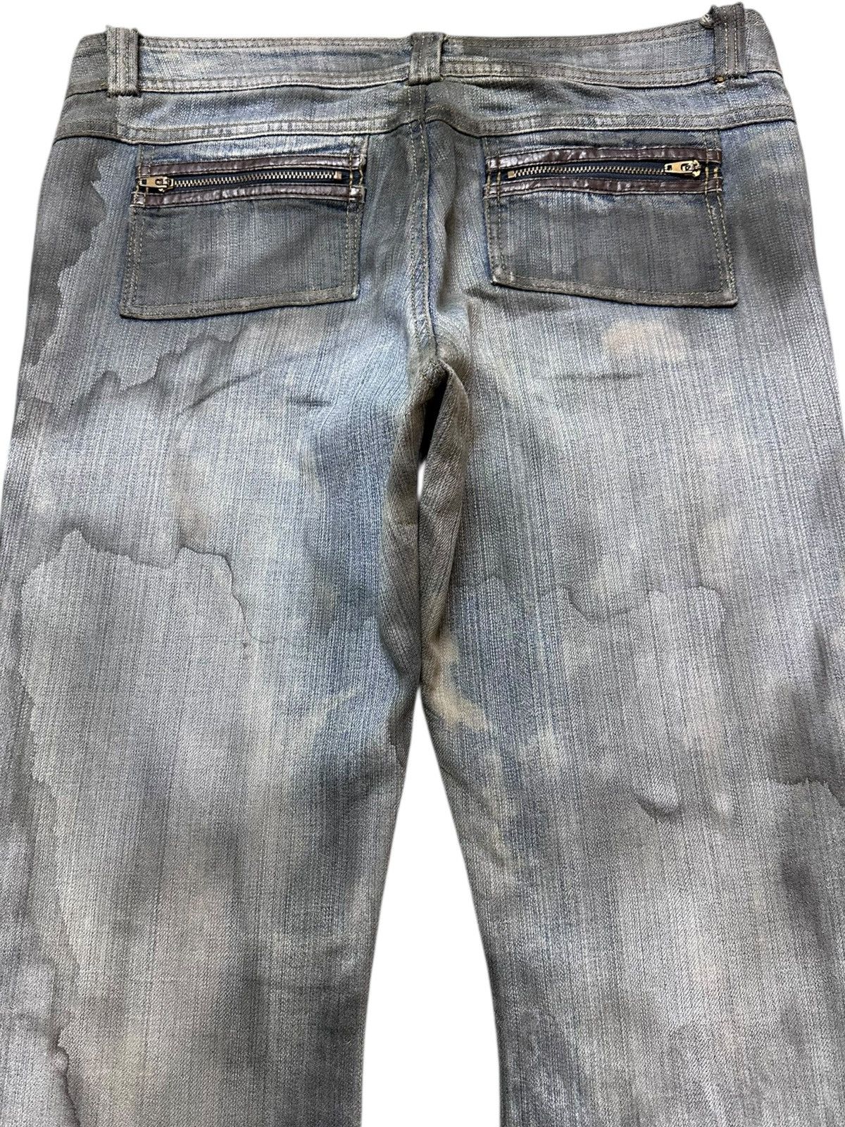 Japanese Brand Vintage Pozzyrap Flare Bootcut Ignite Flame Bush Pants Denim Size US 32 / EU 48 - 8 Thumbnail
