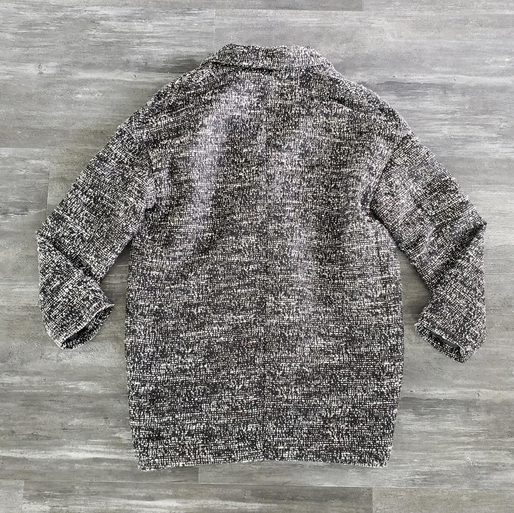 H&M Black White H&M Oversized Boucle Coat Size S / US 4 / IT 40 - 2 Thumbnail