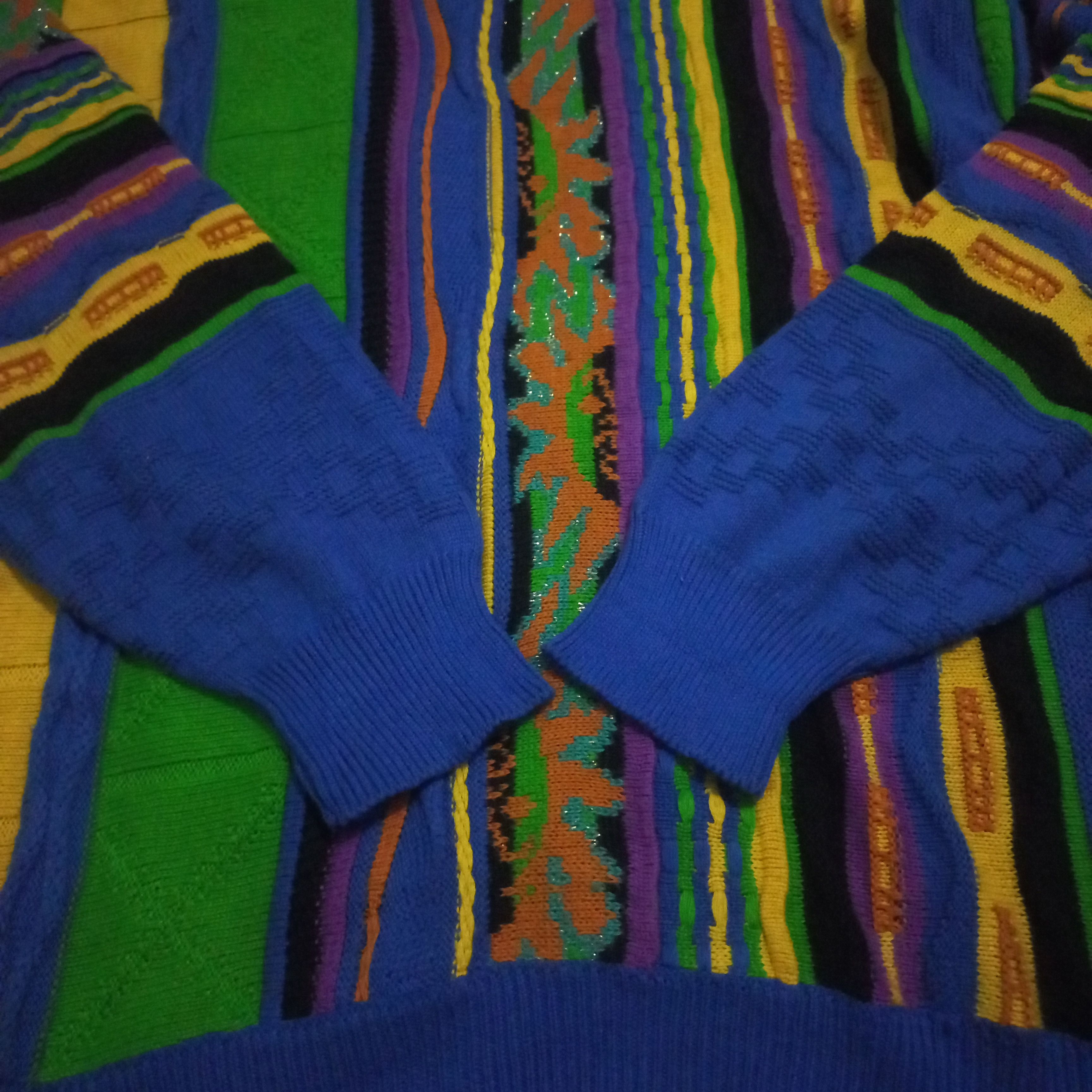 Coogi Philippe Candeloro Paris - Coogie Sytle 3D Cable Knitwear Size US L / EU 52-54 / 3 - 4 Thumbnail
