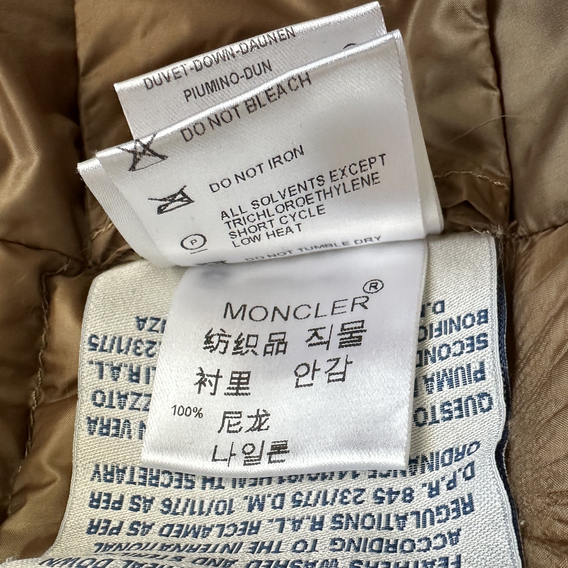 Moncler MONCLER Eden Light Down Jacket Size2 XS-S Beige Luxury Brand Size S / US 4 / IT 40 - 17 Thumbnail