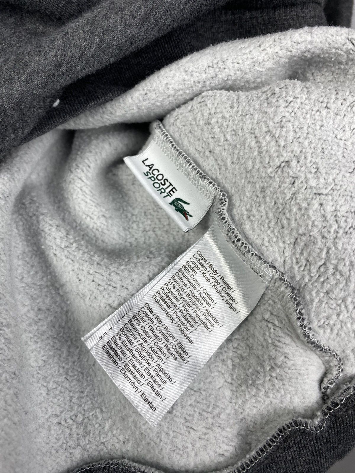 Lacoste × Vintage Vintage 00s Lacoste Big Logo Sweatshirt Size US XS / EU 42 / 0 - 5 Thumbnail