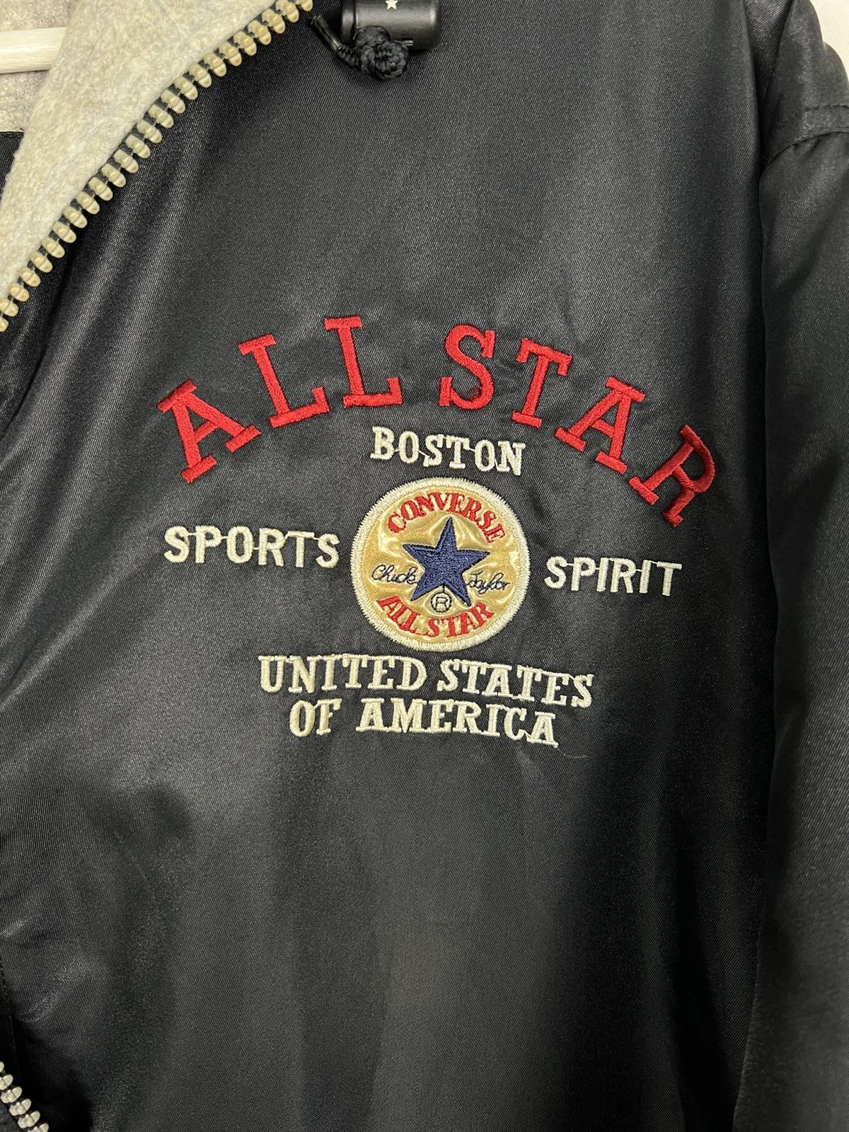 Converse 🔥 VINTAGE CONVERSE HOODIES JACKET BIG LOGO Size US L / EU 52-54 / 3 - 14 Thumbnail