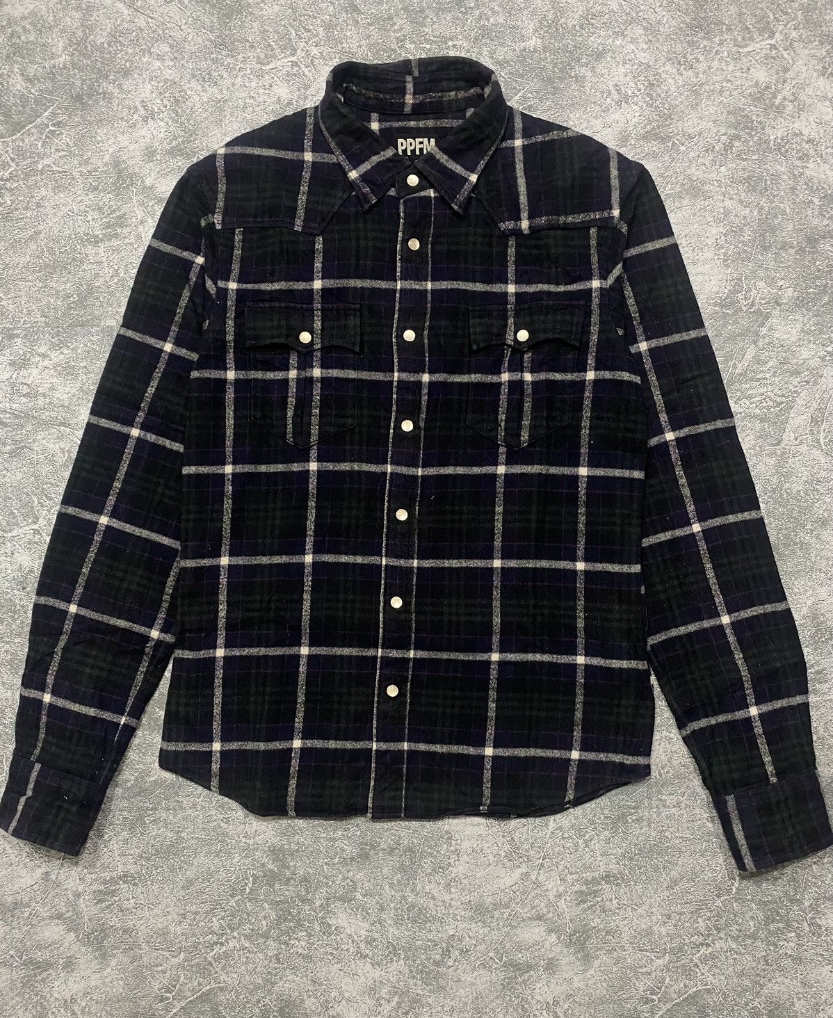 PPFM 2000s PPFM Plaid Western "Yellow Riot" Size US S / EU 44-46 / 1 - 1 Thumbnail