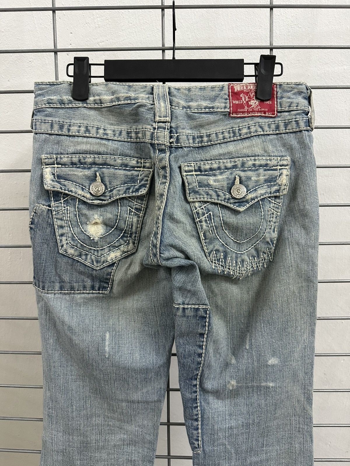 True Religion Rare And Beautiful True Religion Patch Work Flared Jeans Size 26" / US 2 / IT 38 - 12 Thumbnail