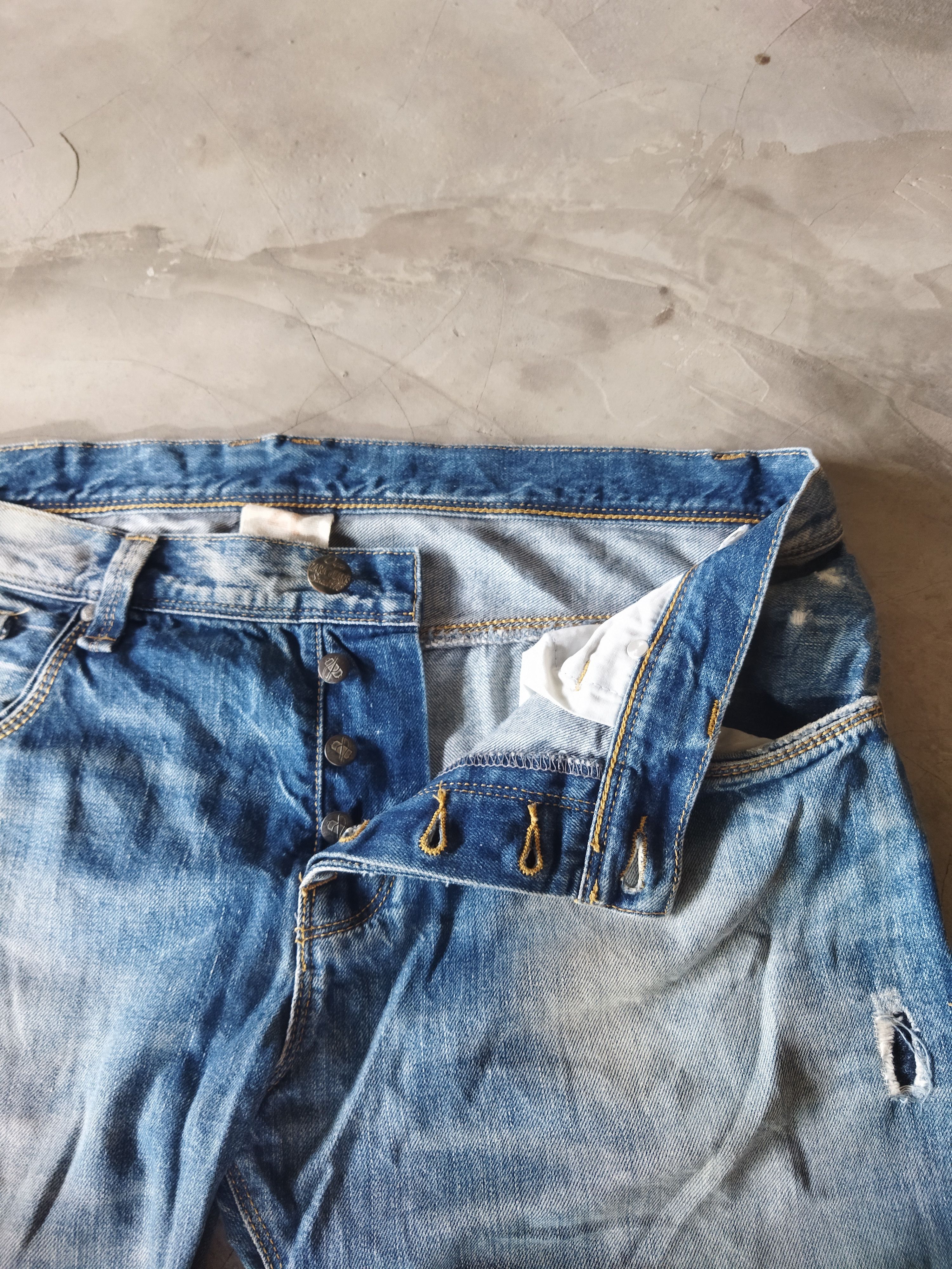 Vintage × Zara VINTAGE ZARA JEANS DISTRESSED FADED BLUE JEANS PANTS Size US 36 / EU 52 - 6 Thumbnail