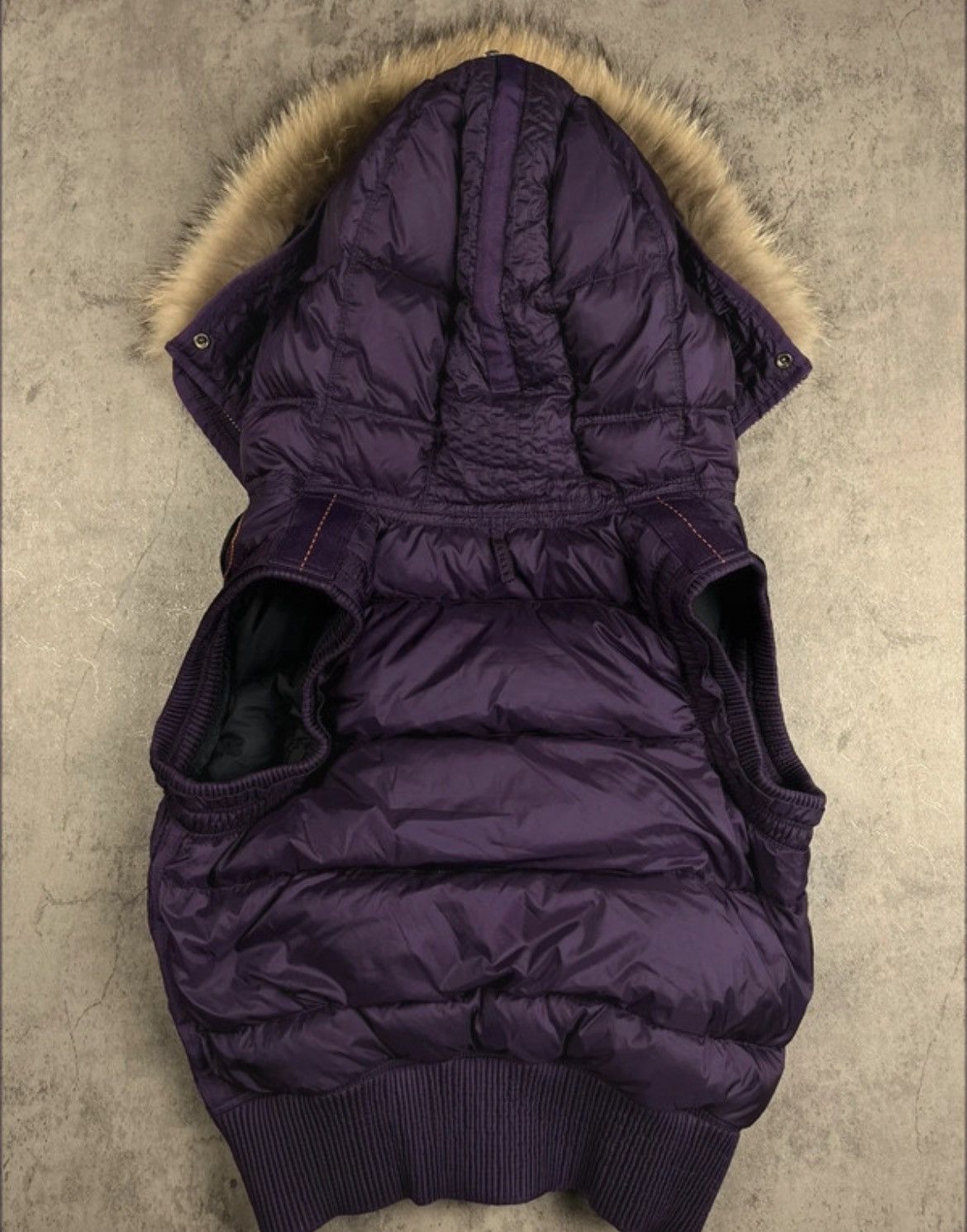 Parajumpers Puffer down vest japan style parajumpers faux fur hood gilet Size US S / EU 44-46 / 1 - 9 Thumbnail