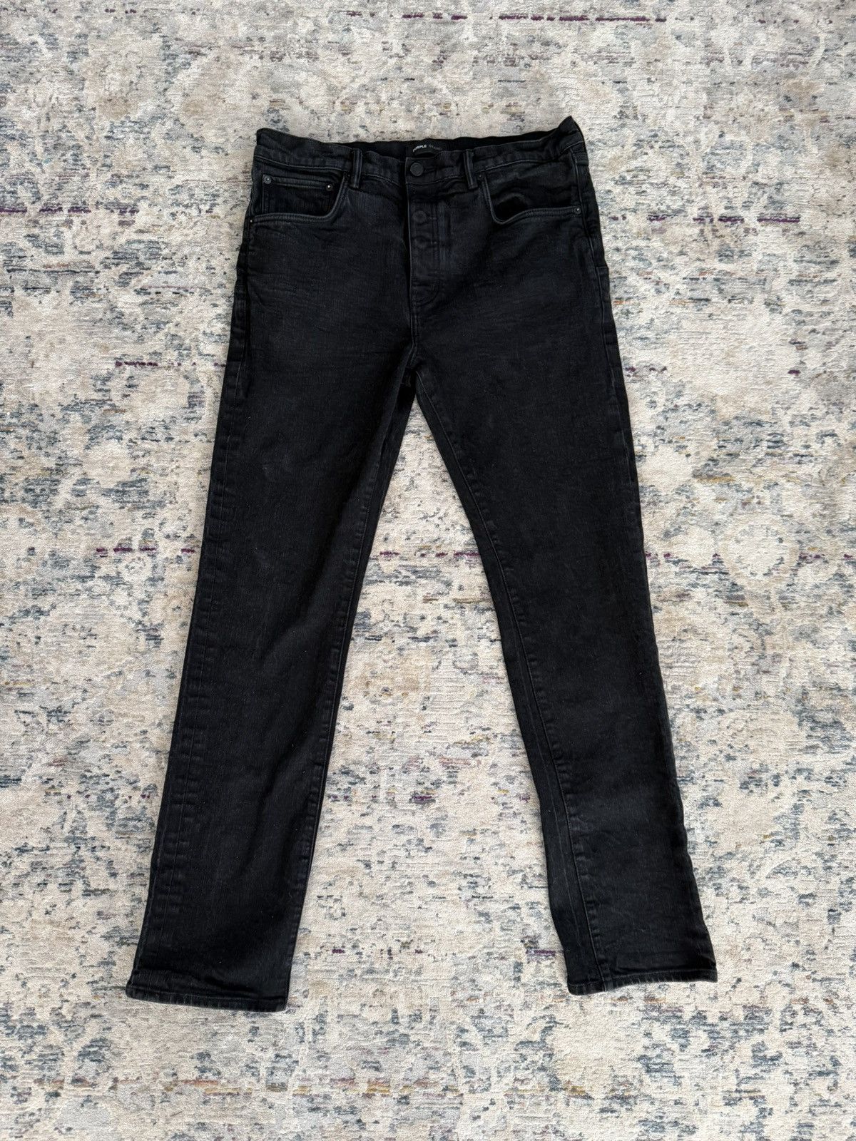 Purple × Purple Brand Purple Brand Black Denim Jeans P005 Sz 36 Size US 36 / EU 52 - 1 Thumbnail