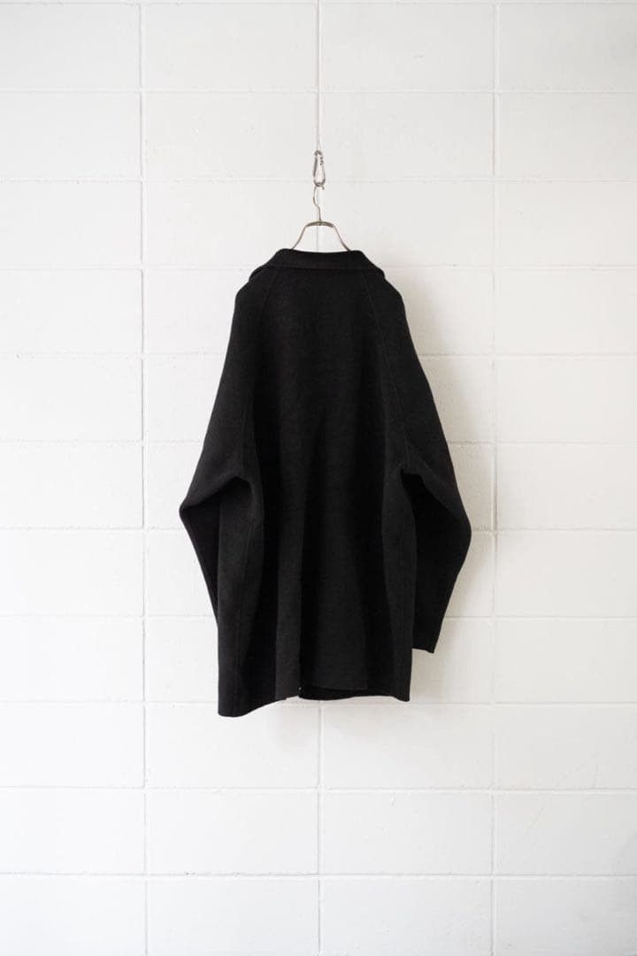 BARBELL OBJECT Full Zip R/W Off Coat Black 2
