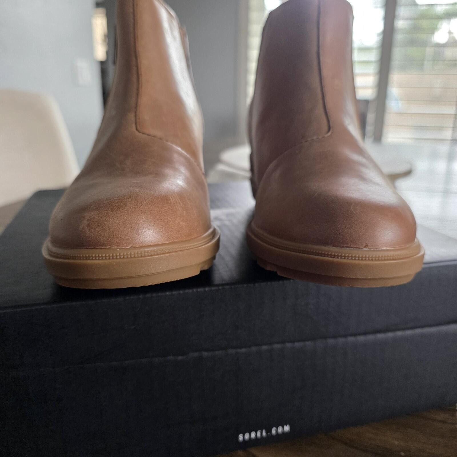 SOREL Sorel Evie II Zip Bootie Wedge Tan Gum Leather Wmn's 6.5 Size US 6.5 / IT 36.5 - 7 Thumbnail