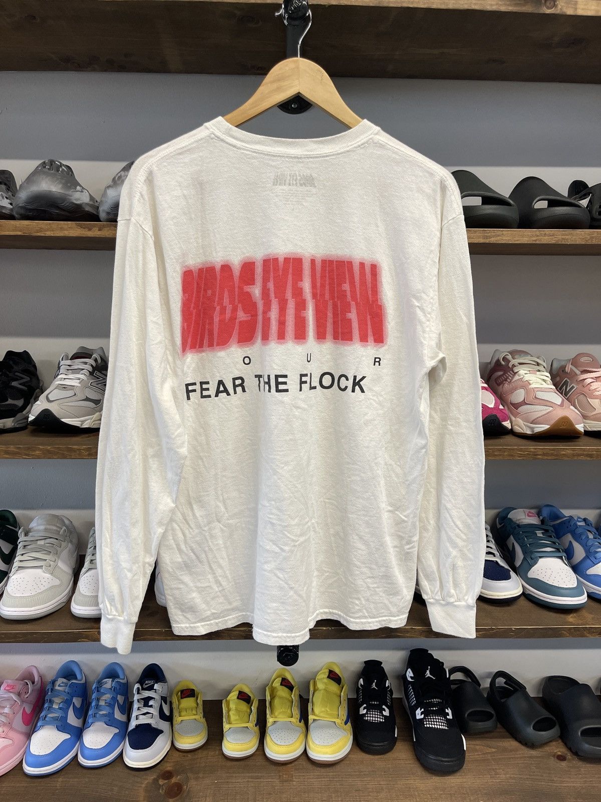 Travis Scott Travis Scott Birds Eyes View Long Sleeve Fear The Flock Size US L / EU 52-54 / 3 - 3 Thumbnail