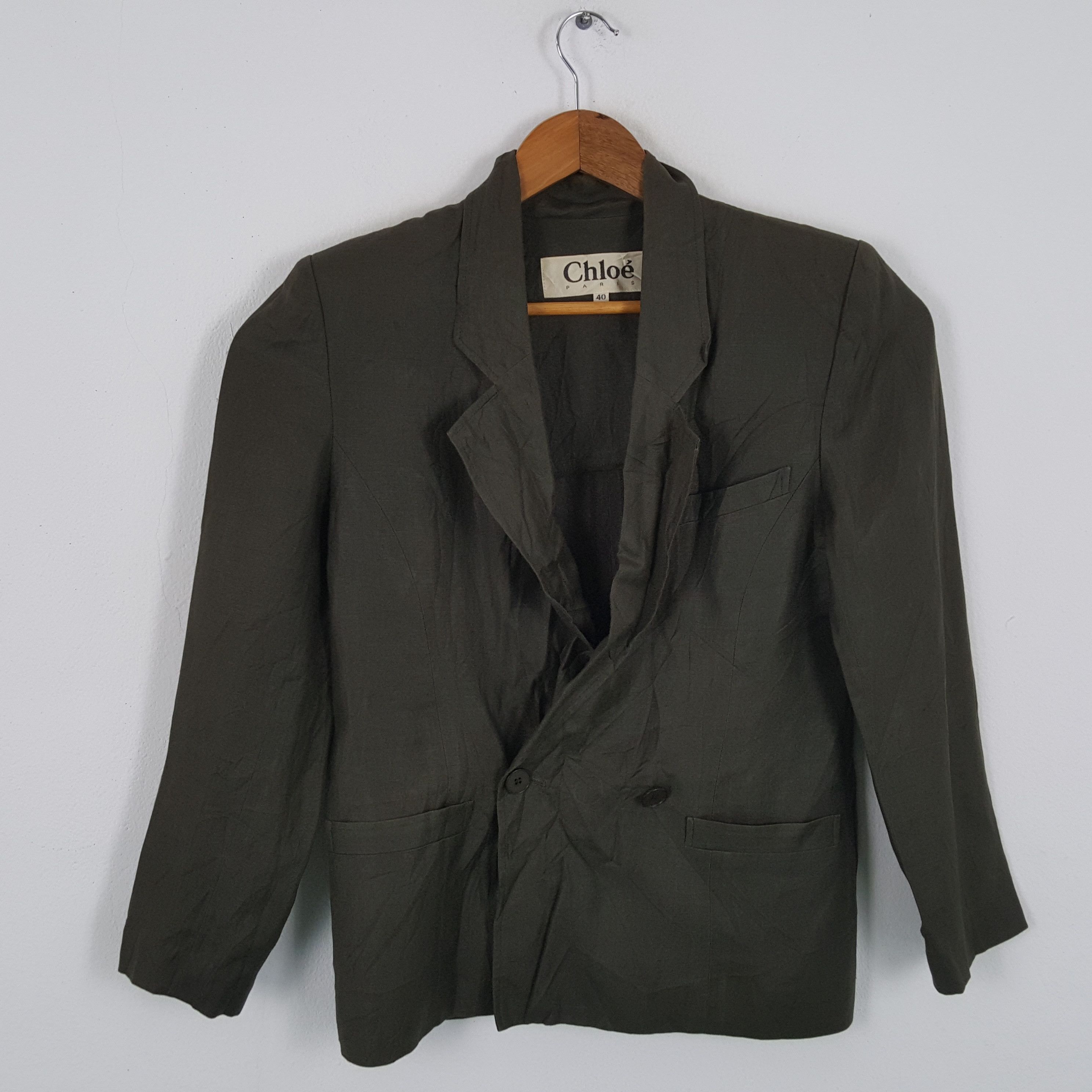 Vintage CHLOE PARIS Fashion Designer Brand Bazers