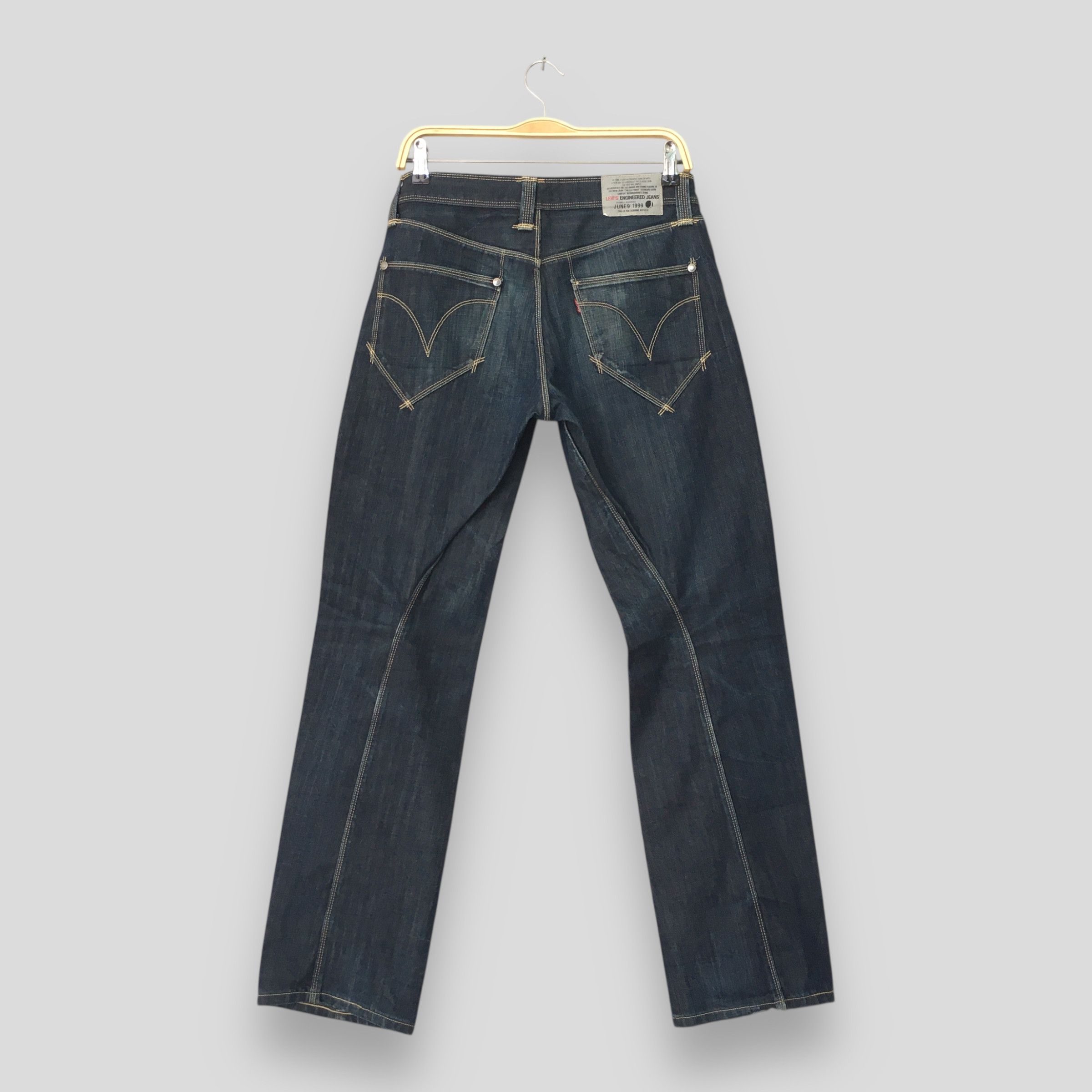 Levi's Size 30x32 Vintage 1999 Levis Engineered Tight Jeans S1742 Size US 30 / EU 46 - 8 Thumbnail