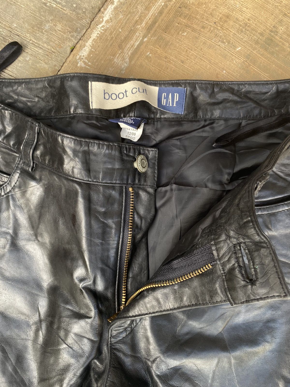 Genuine Leather Gap bootcut leather pants Size US 28 / EU 44 - 6 Thumbnail