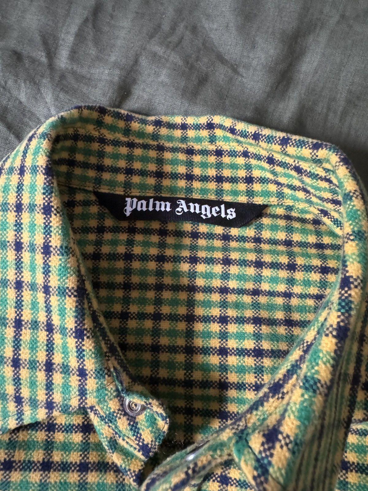 Palm Angels Palm Angels Multi Color Plaid Shirt Jacket Size US L / EU 52-54 / 3 - 3 Thumbnail