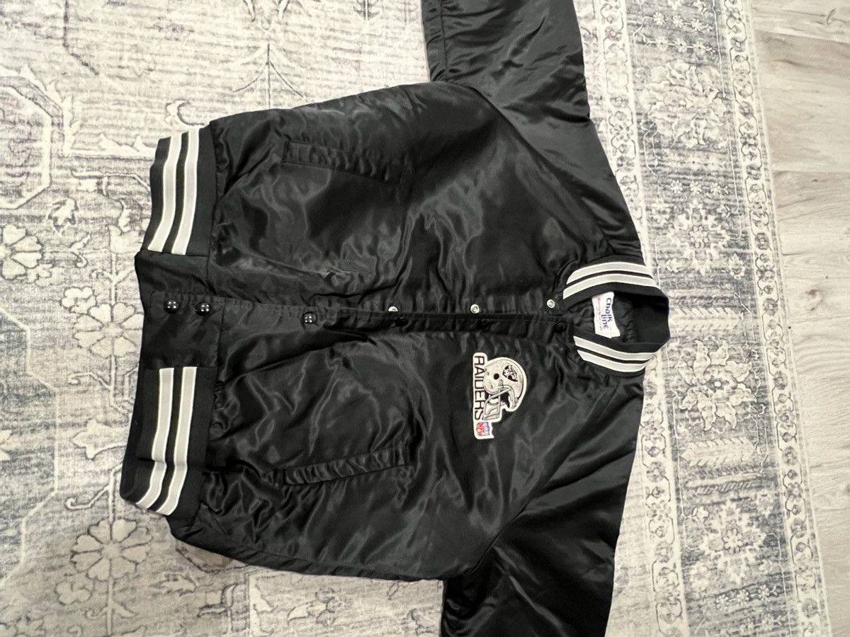 Chalk Line Vintage Raiders Satin Bomber Jacket Size US L / EU 52-54 / 3 - 2 Thumbnail