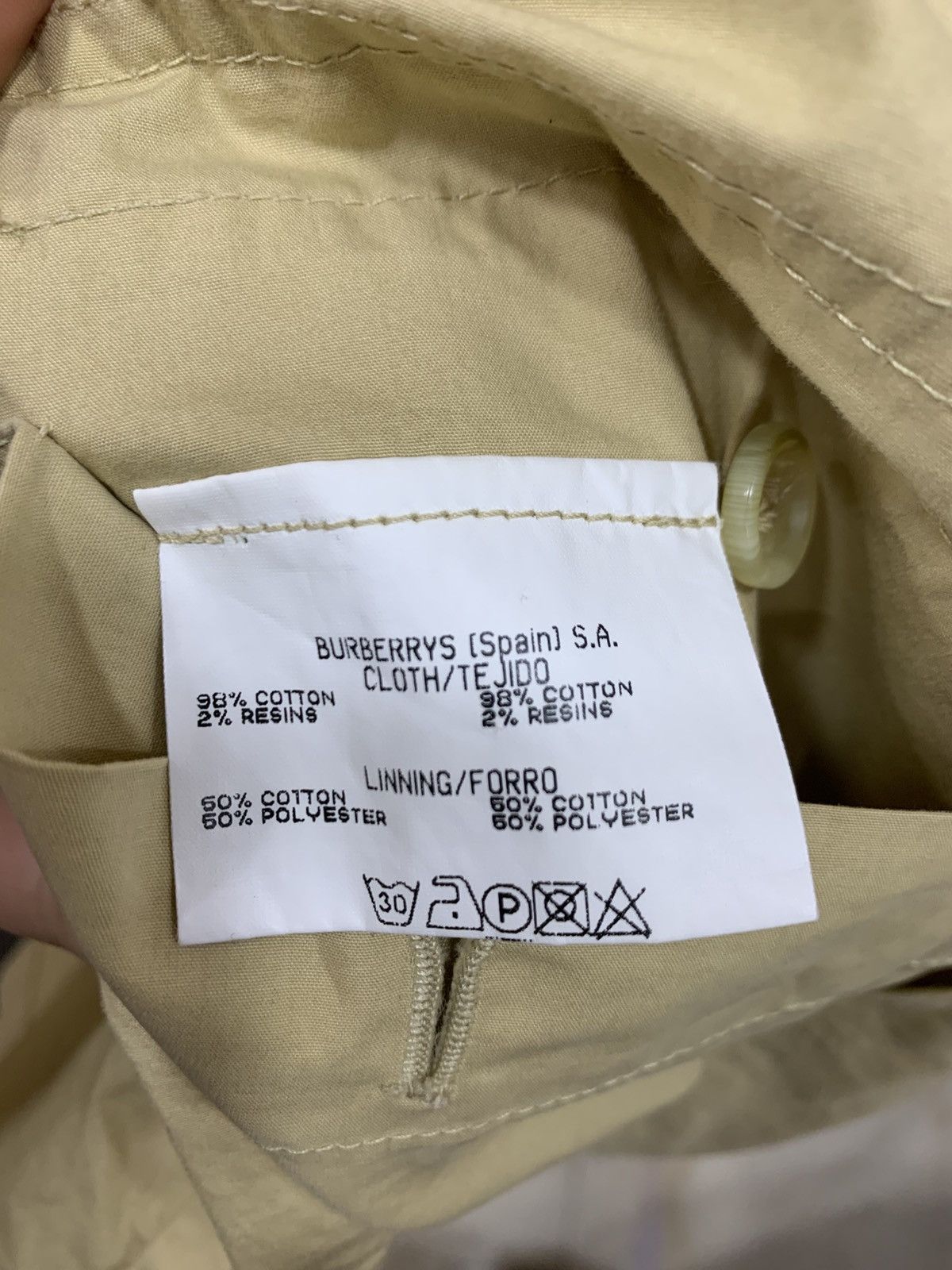 Burberry vintage beige lightweight Burberry jacket Size US L / EU 52-54 / 3 - 5 Thumbnail
