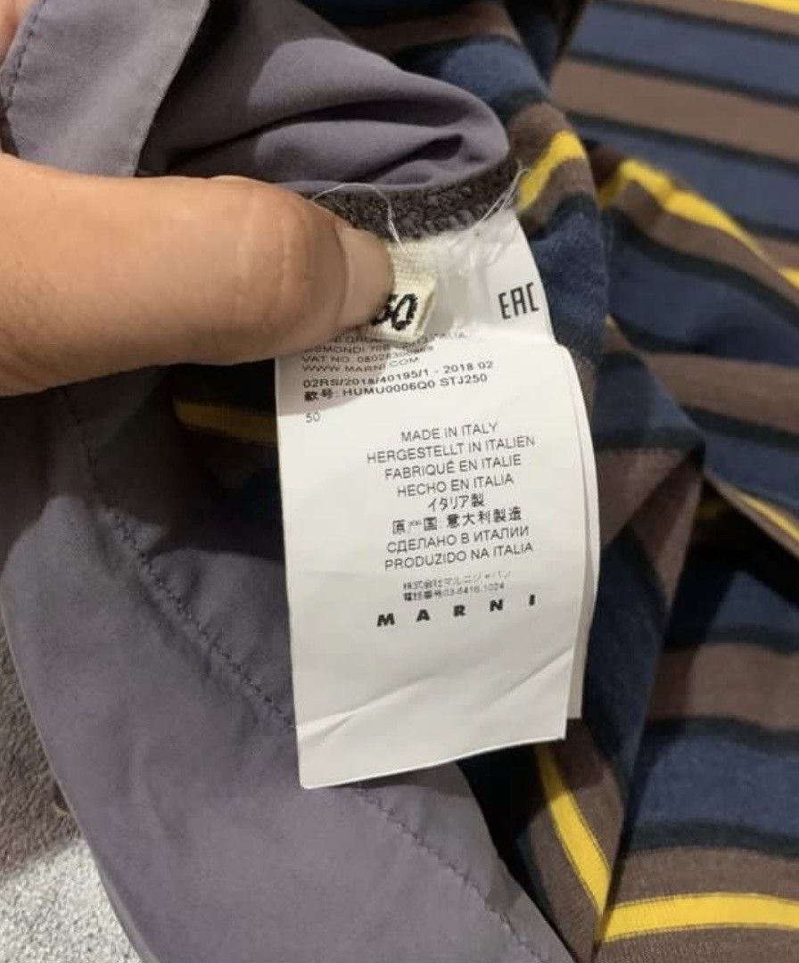 Marni Marni Striped Tee Size US M / EU 48-50 / 2 - 3 Thumbnail