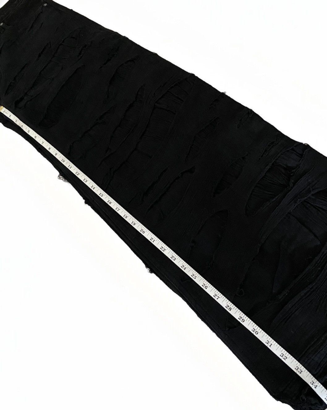Paradoxe Paris Paradoxe Paris x Nubian Tokyo Ex Repair Baggy Denim 32 USED Size US 32 / EU 48 - 17 Thumbnail