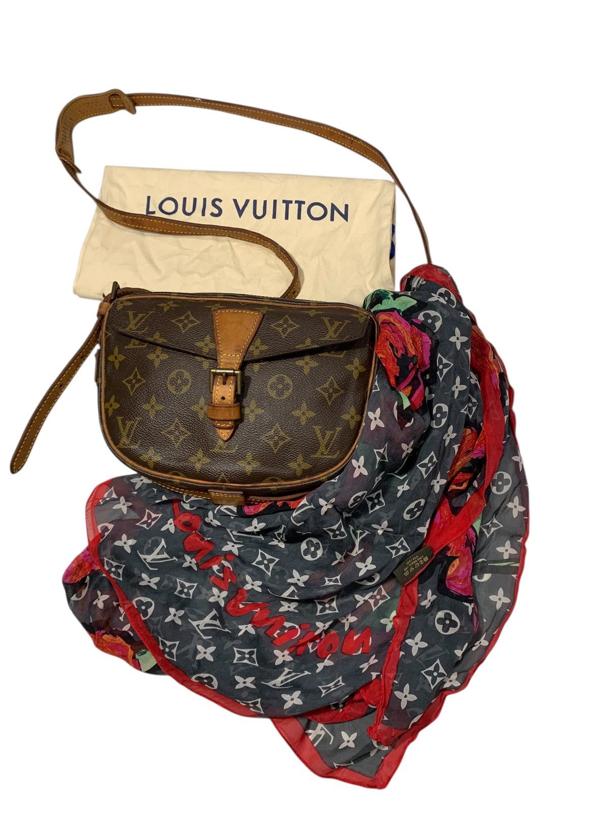 Louis Vuitton 🔥Vintage Louis Vuitton Jeune Fille Leather Bag Crossbody Size ONE SIZE - 2 Thumbnail
