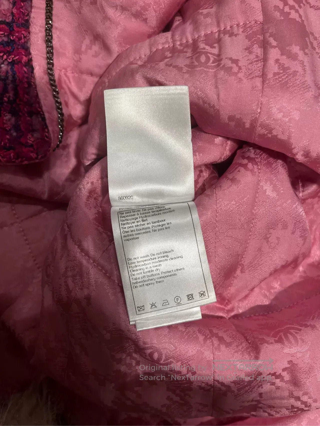 Chanel Chanel 24K Pink Plaid Lion Buckle Coat. Size US M / EU 48-50 / 2 - 5 Thumbnail