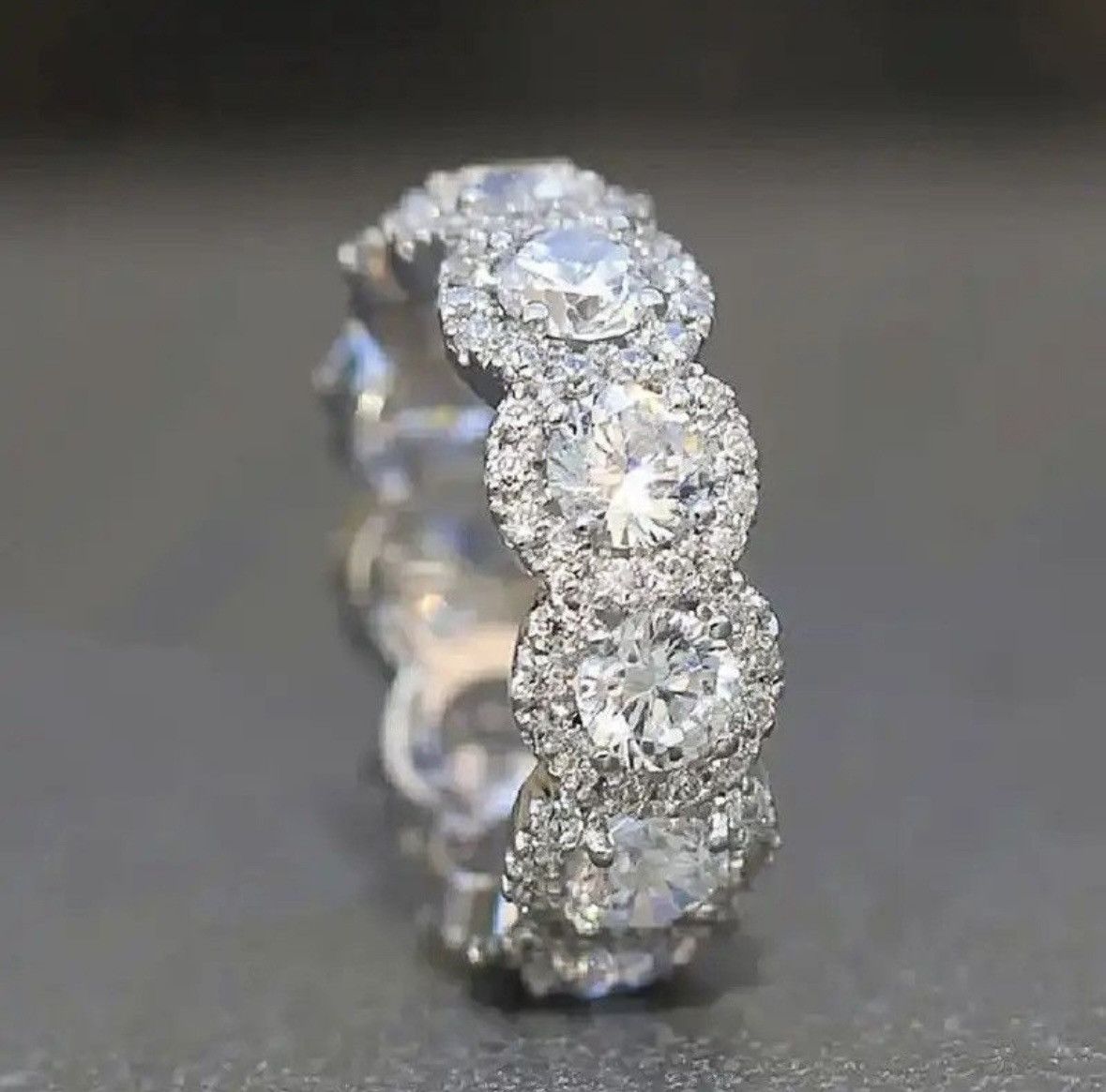 Jewelry Sparkling Cubic Zirconia Ring ( Size 6 to 10 ) Size ONE SIZE - 2 Thumbnail
