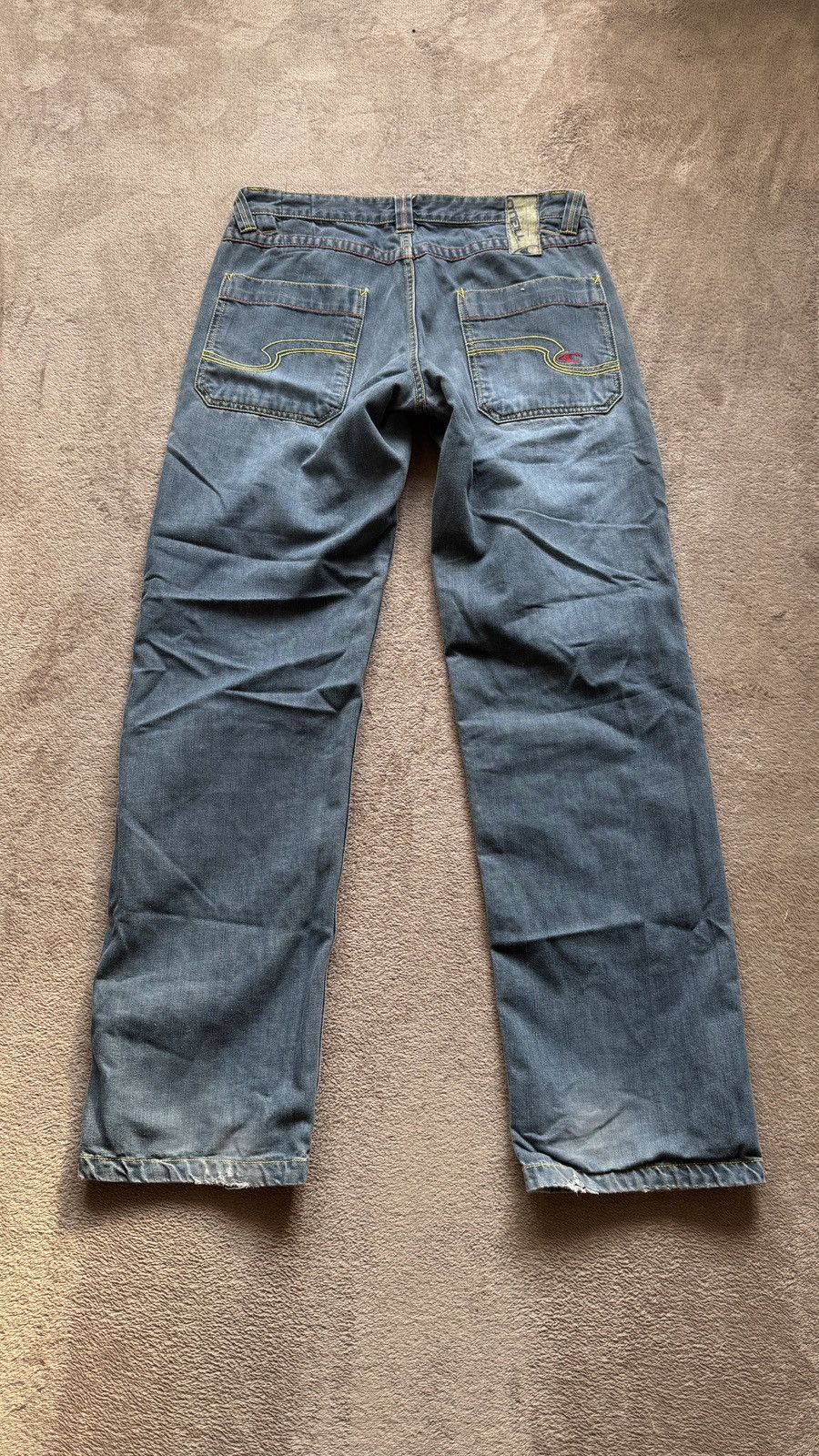 If Six Was Nine O’Neill Reversible distressed Mudwash Jean Y2K lgb jnco vibe Size US 32 / EU 48 - 1 Thumbnail