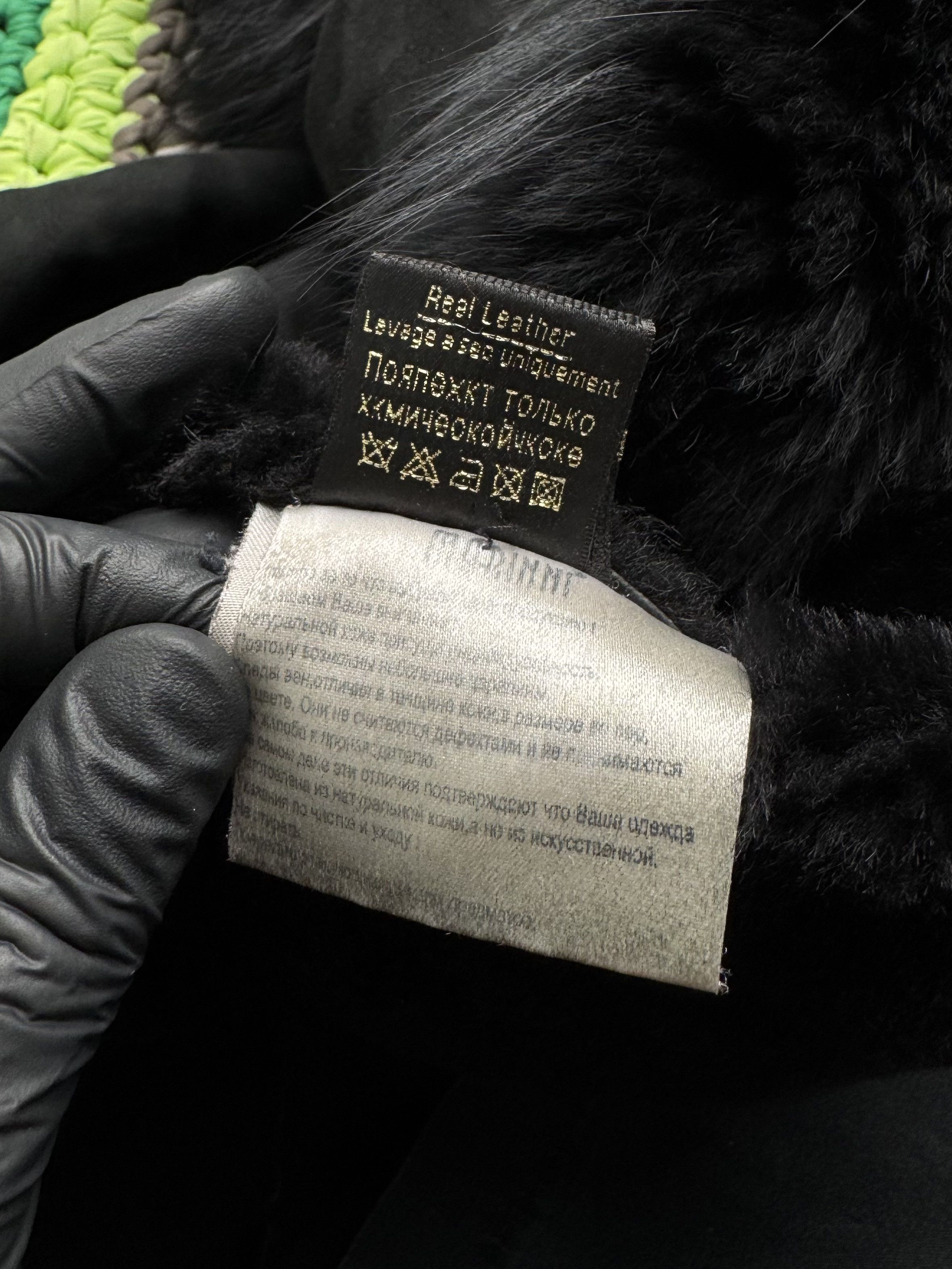 Vintage Vintage Shearling Leather Long Winter Coat Y2K Gothic Size M / US 6-8 / IT 42-44 - 20 Thumbnail