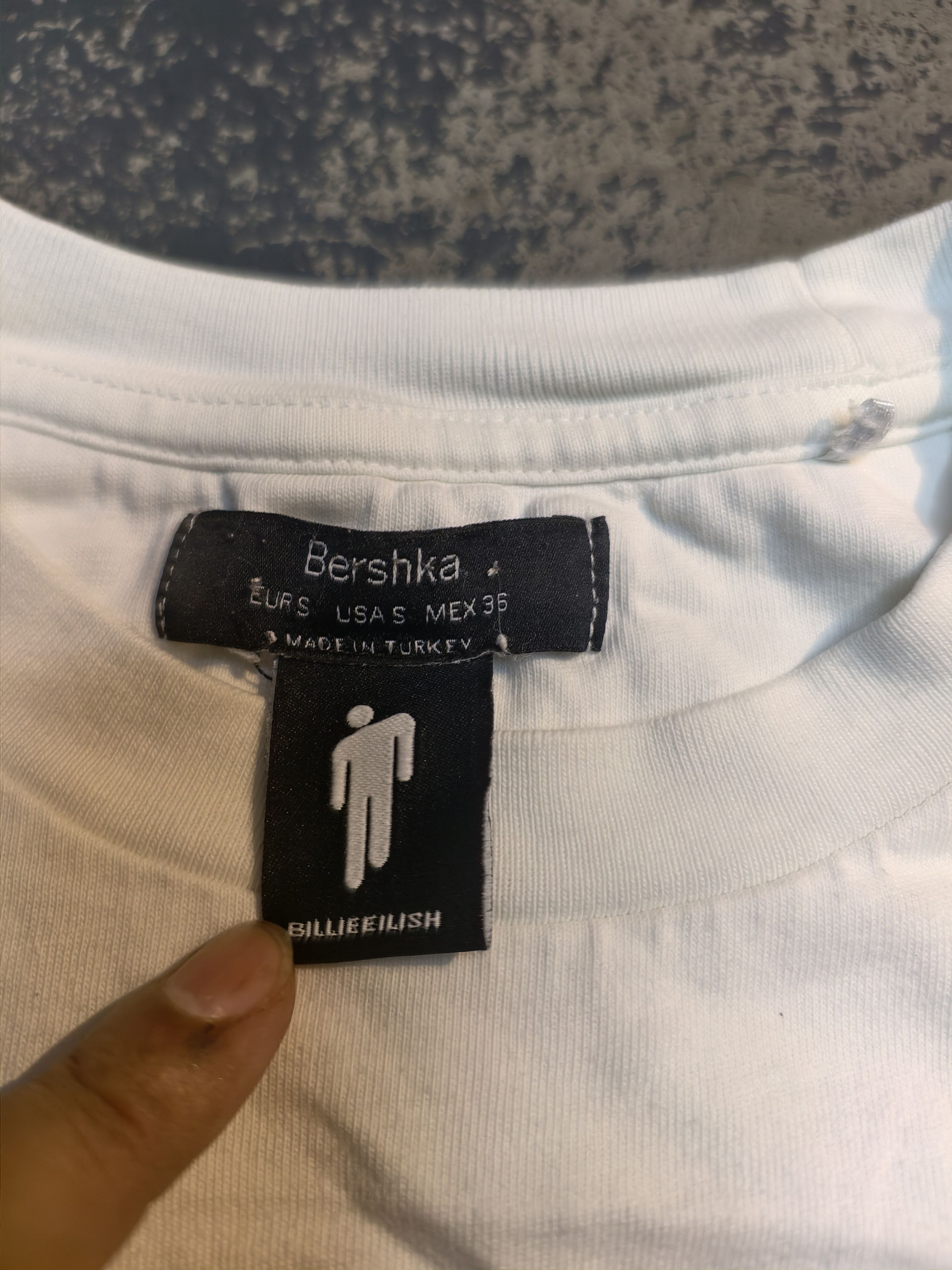 Billie Eilish Bershka x Billie eilish Foam wording Size US L / EU 52-54 / 3 - 5 Thumbnail
